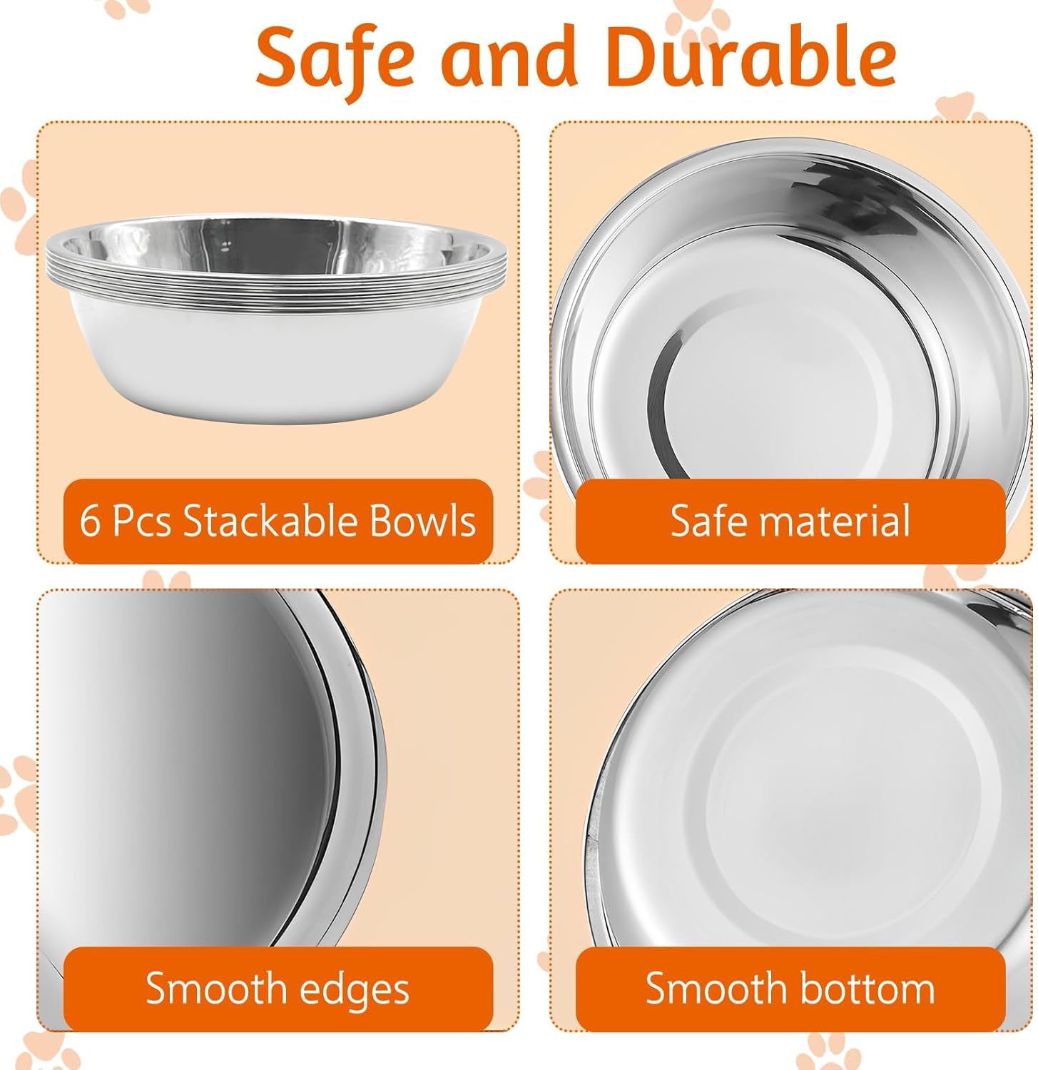 Ultimate Dog Feeding Solution: kathson 6 PCS Stainless Steel Bowls Review