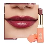 Oulac Plum Lipsticks for Women, Burgundy Matte Lipstick, Full Coverage Lip Color, Satin Matte Finish, Cream Texture, Hydrating, Infused with Hyaluronic Acid, Vegan & Clean Beauty 4g SG08 Bianca