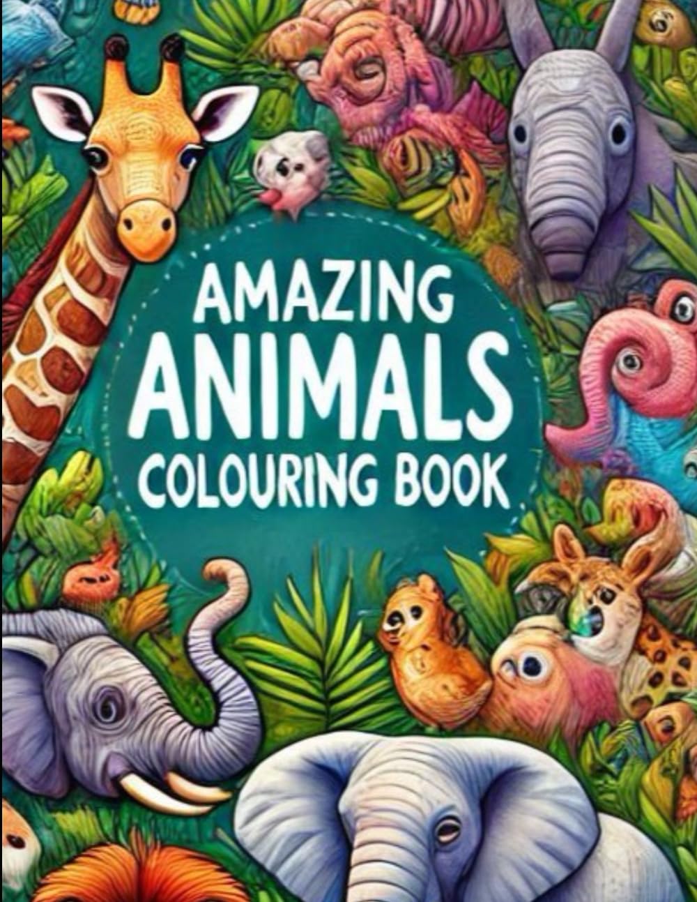 Amazing Animals Colouring Book