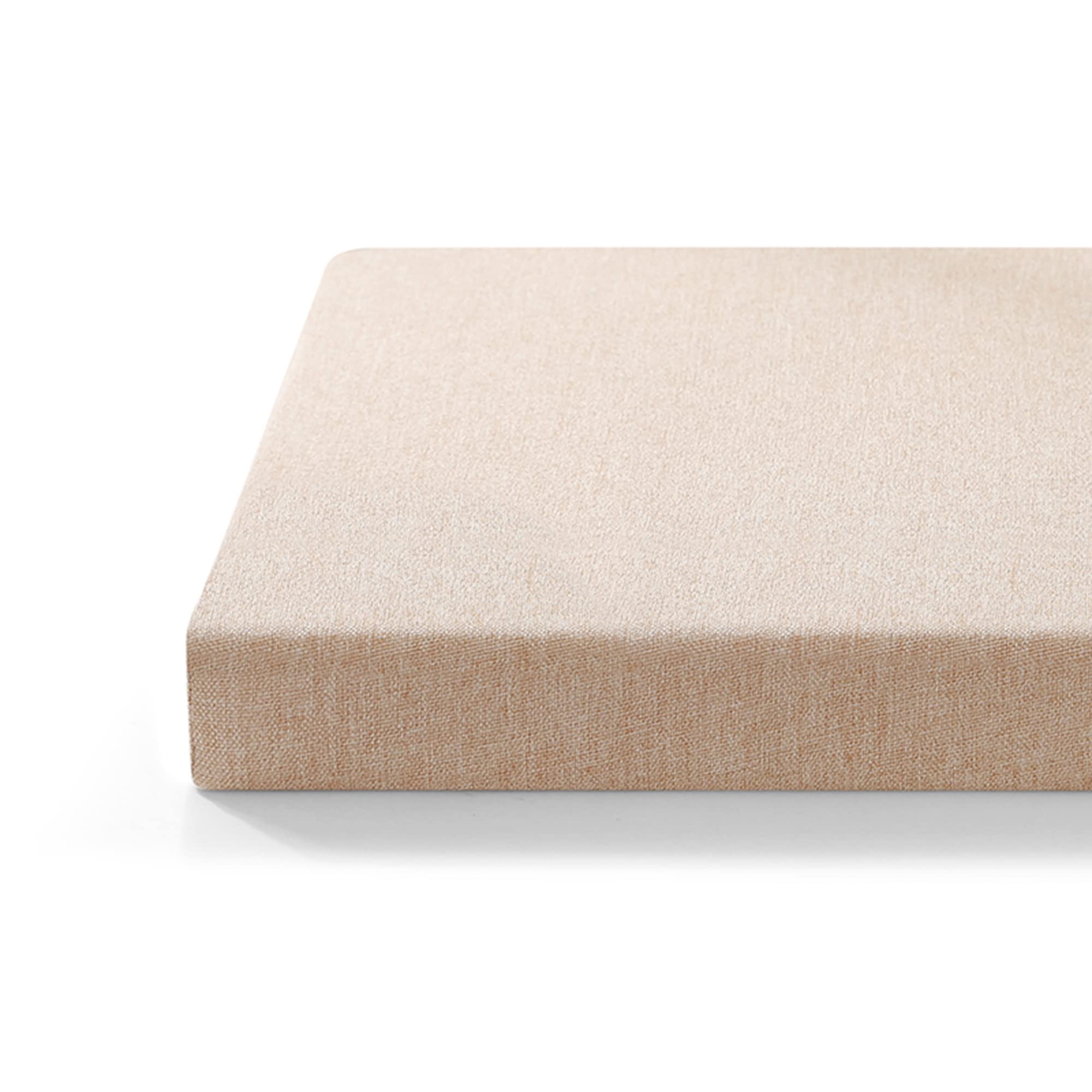 Panchina da giardino spessa 5 cm, per esterni e interni, 2 posti, cuscino lungo per panca in legno, 160 x 45 cm, colore: verde, perfetto per patio e terrazza