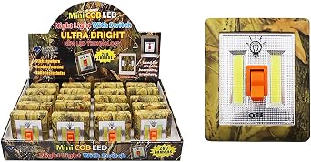 Diamond Visions 08-1869 COB Mini LED Assorted Camouflage Grain Pattern Portable Light Switch 2 Camo Frame Lights