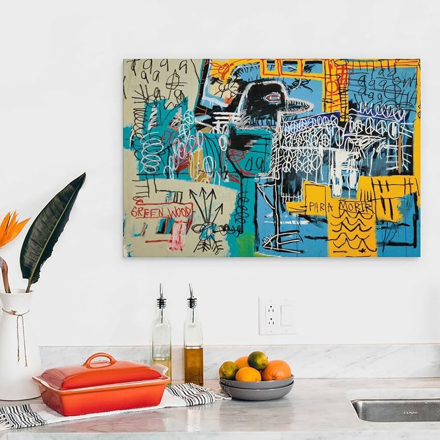 ジャンミシェルバスキア抽象絵画ファインアートキャンバス絵画プリント ジャンミシェルバスキア抽象絵画ファインアートキャンバス絵画プリント