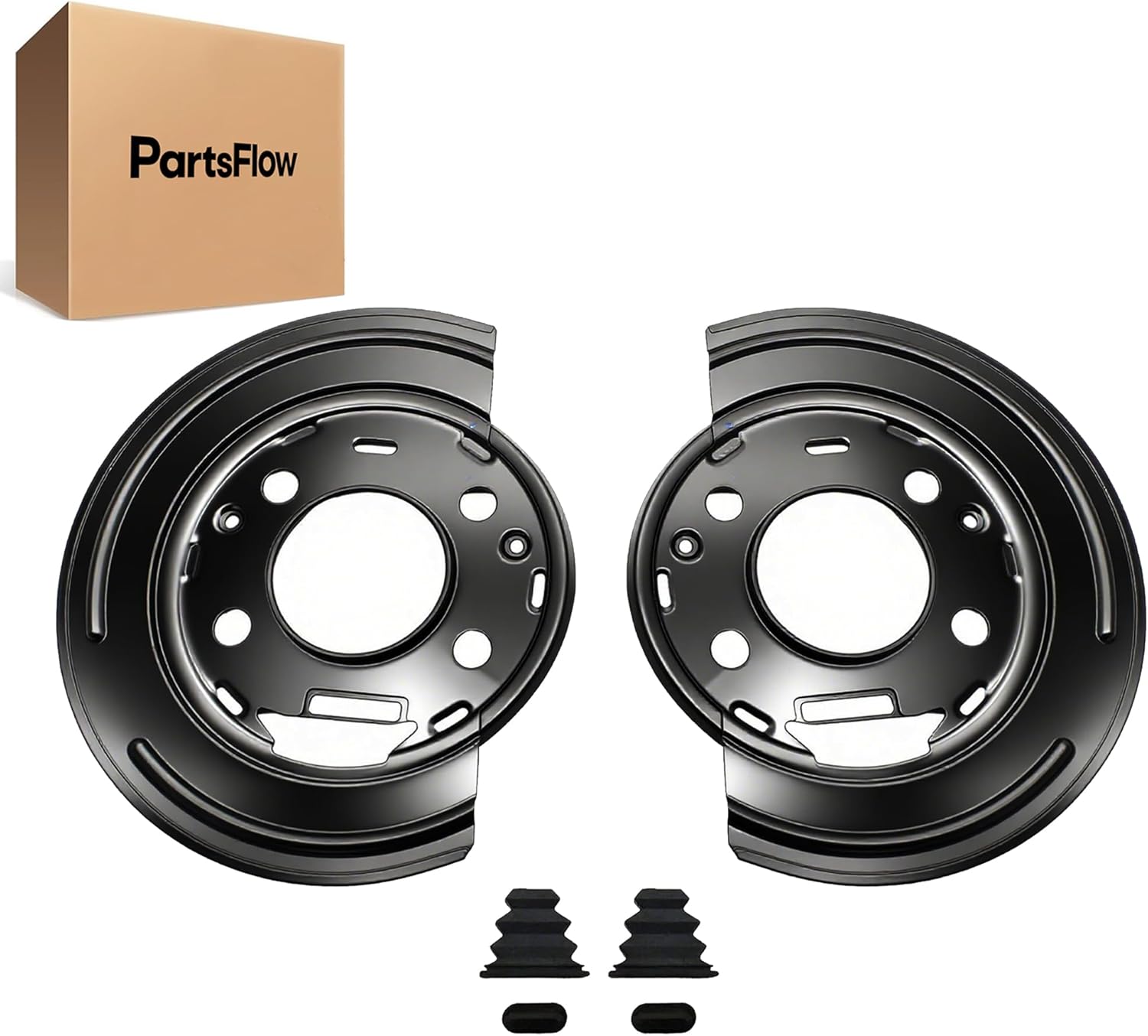 924-223 2x Rear Brake Dust Shield Compatible with Cadillac Escalade Chevrolet Express Silverado 1500 GMC Savana Sierra Replace 88982585