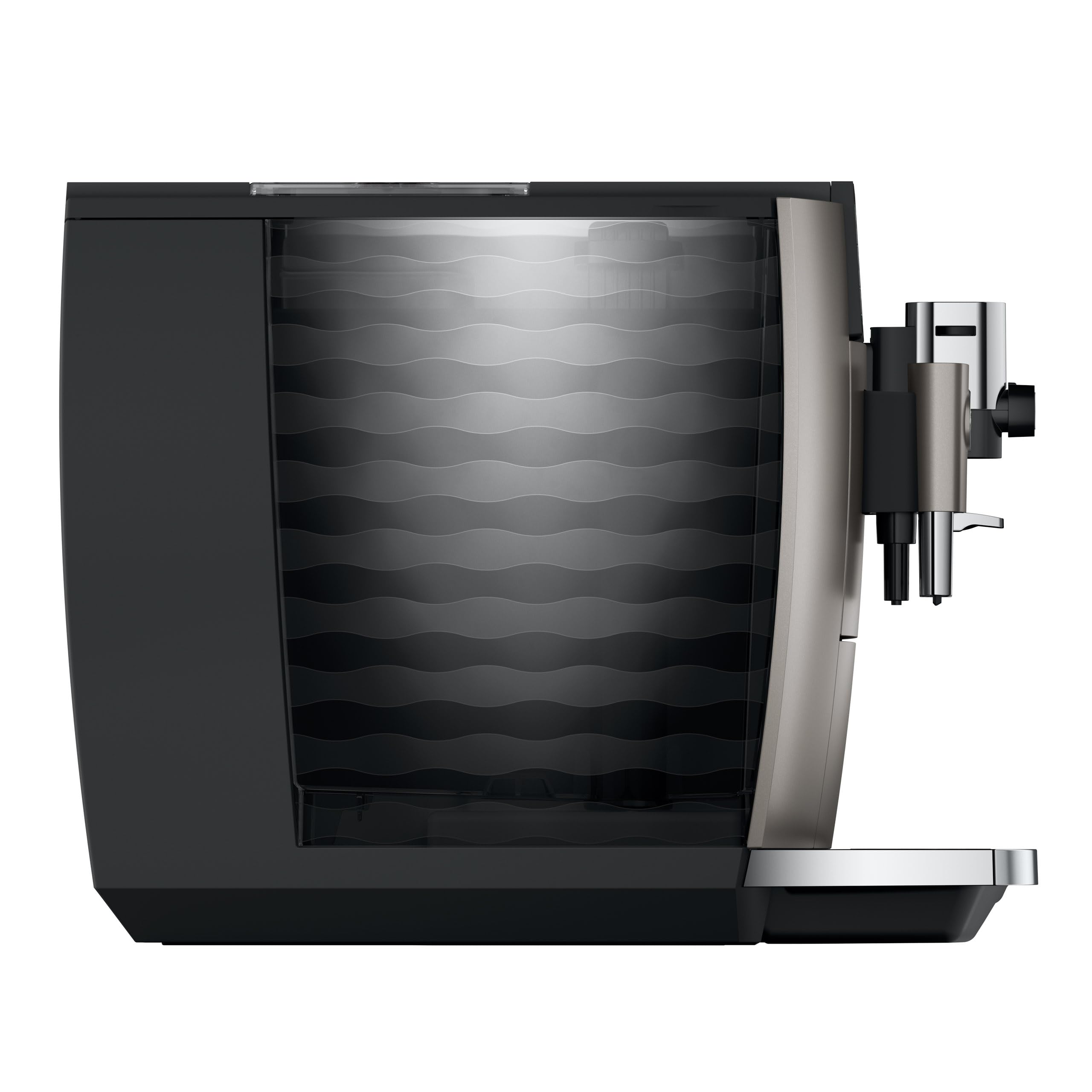 Jura - E8 Midnight Silver (ED) - Macchina da Caffè Automatica con 27 Specialità, Light Brew e Sweet Foam