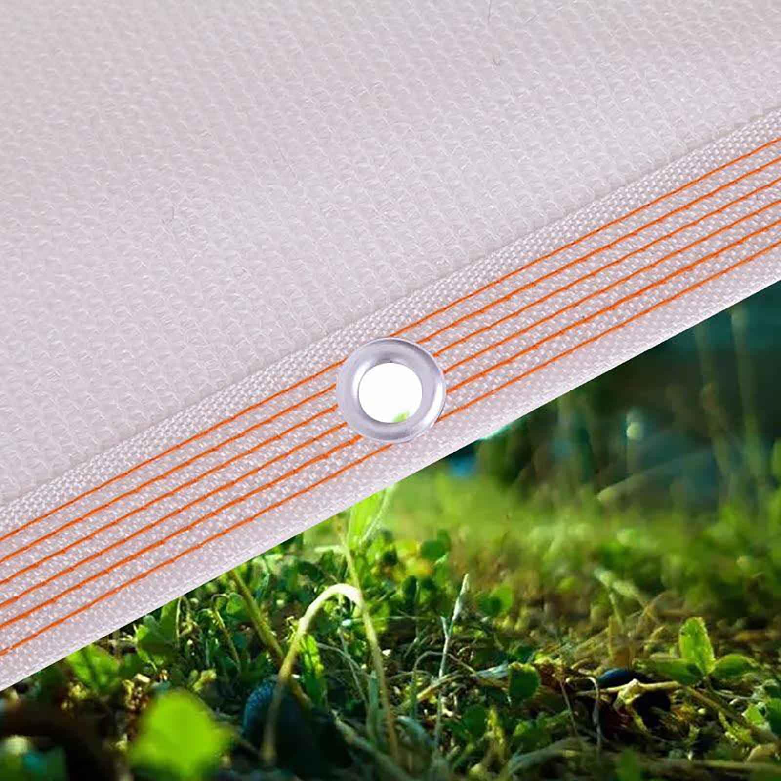 Copertura per serra e casetta per animali domestici con protezione UV al 75%, 1,5 x 7 m, durevole, resistente alle intemperie, leggera, perfetta per piante e animali domestici, facile installazione