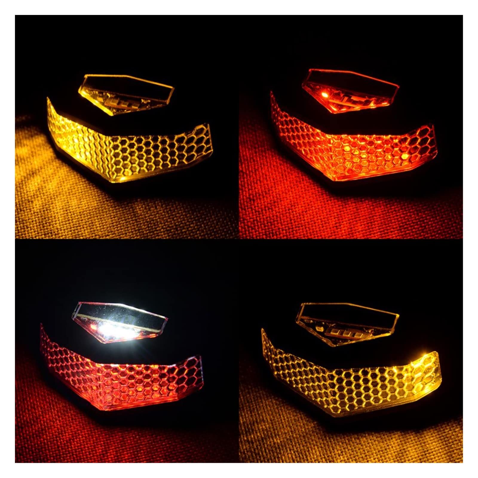 Clignotant Clignotants Universel Stop Frein Feu Lampe Clignotant Intégré DRL Support De Plaque D'immatriculation Pour Moto Dirt Bike ATV