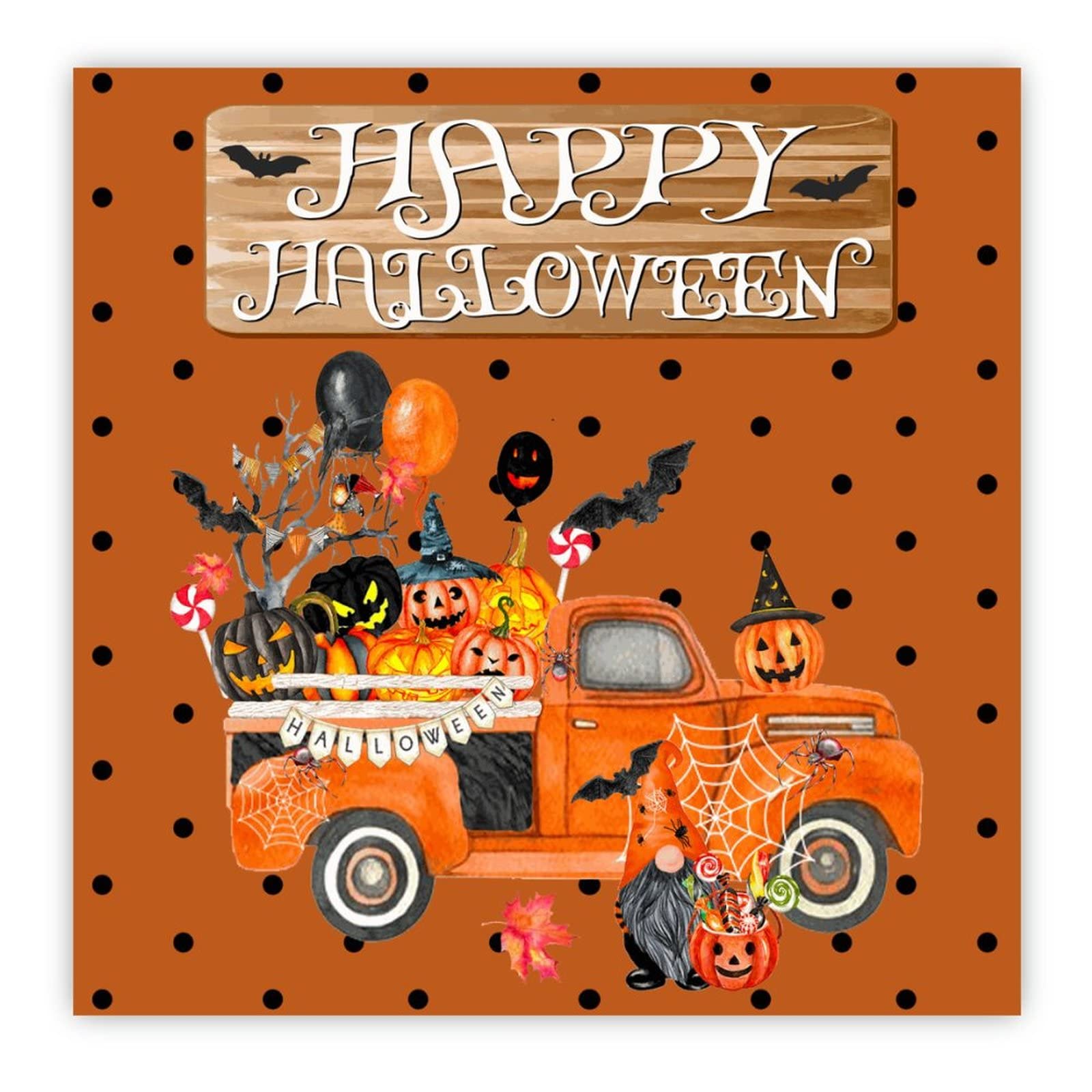 Panneau en bois Happy Halloween pour habiller facilement vos murs vides avec style