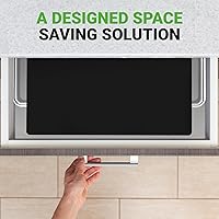 Vista 6 de NutriChef AZPKWTR30 - Placa caliente de acero inoxidable para mantener la comida caliente con bandeja eléctrica portátil para alimentos con tapa