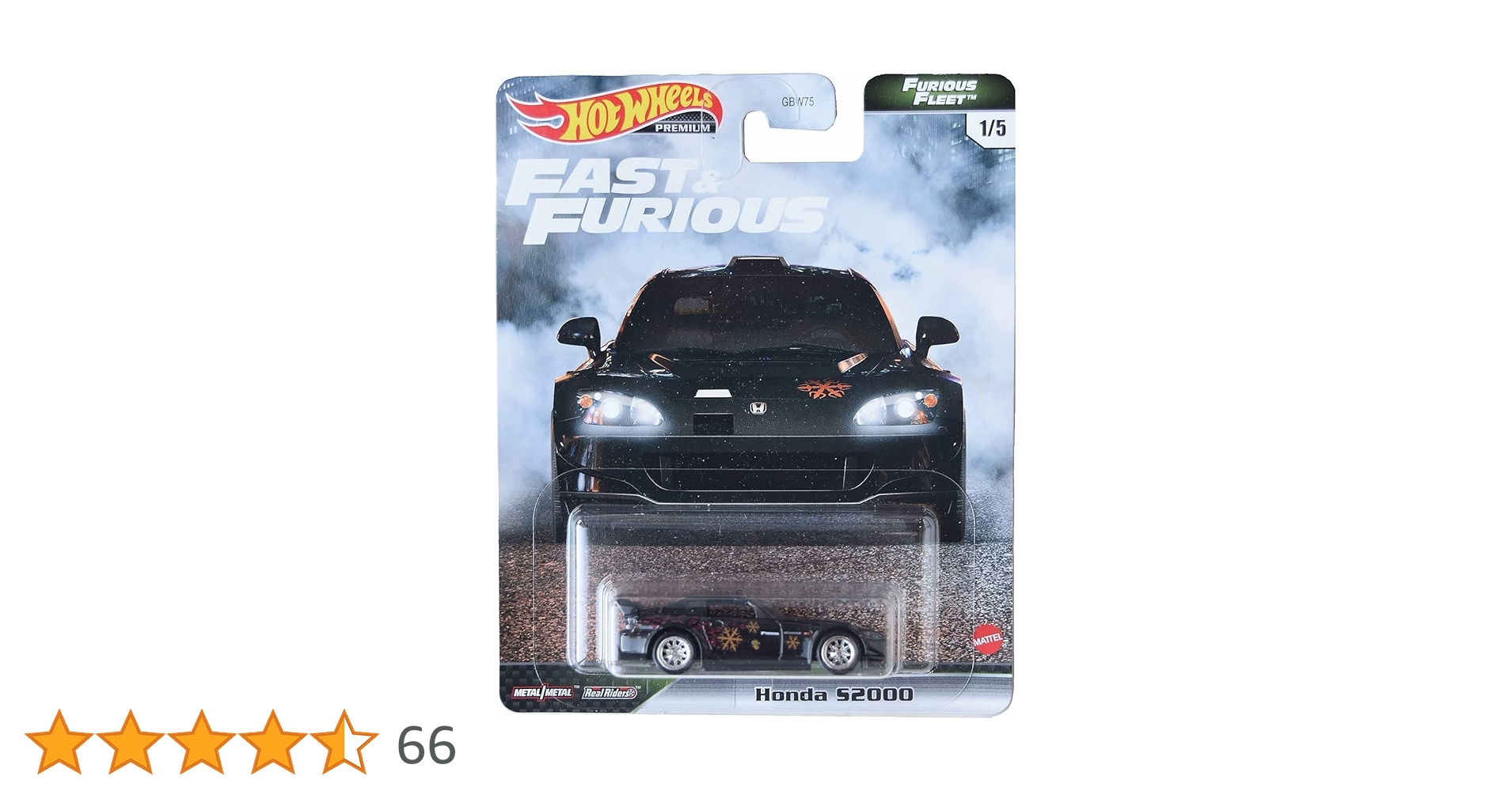 Hot Wheels Fast & Furious Honda S2000, Furious Fleet 1/5