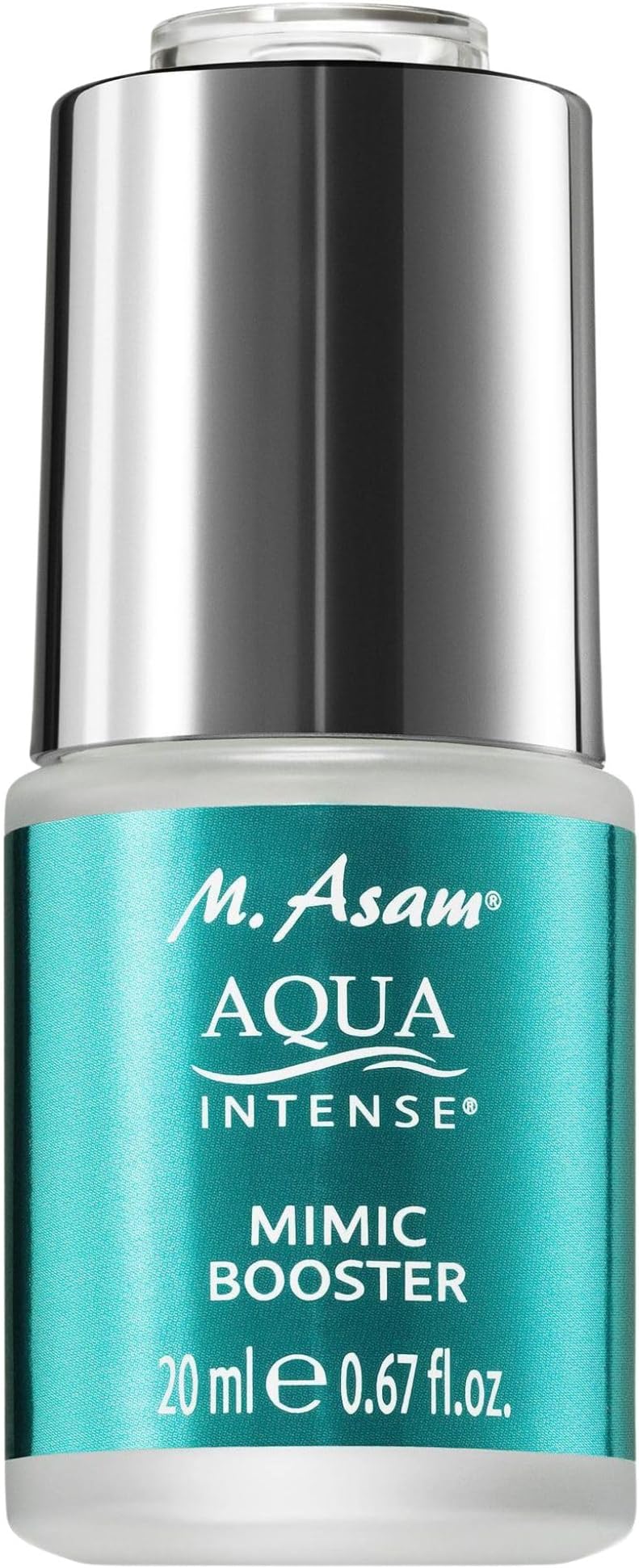 AQUA INTENSE Mimic Booster Serum (0.67 Fl Oz) – Facial moisturizer with hyaluronic acid & high-tech peptide for targeted smoothing of expression lines, fragnance-free and vegan