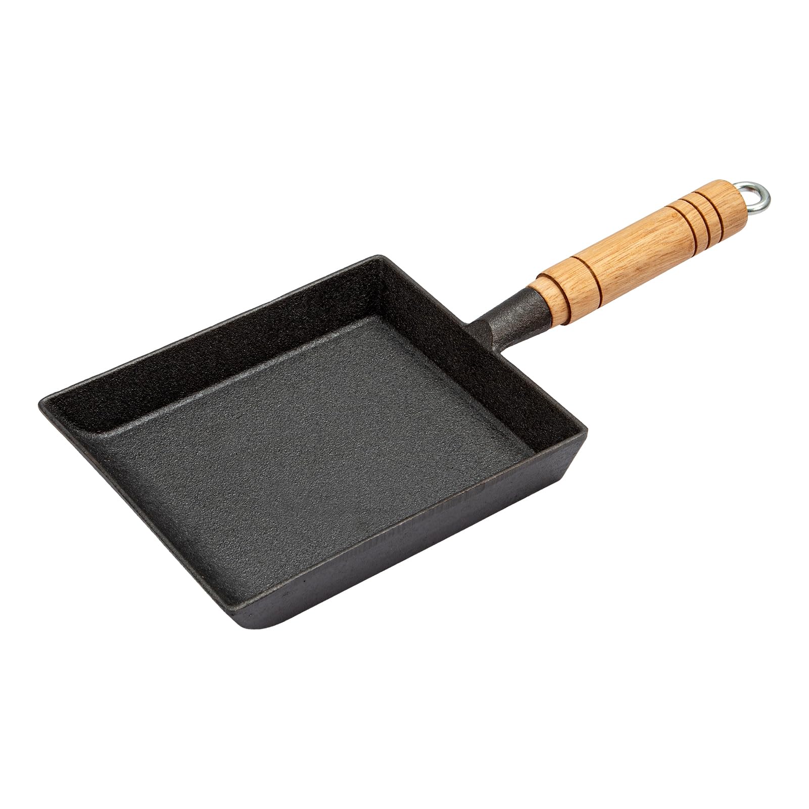 EVERGOODS Non-Stick Tamagoyaki Frying Pan – Japanese Square Omelette Pan for Induction, Gas & Electric Stoves, Rectangle Egg Pan for Pancakes, Crepes, Bacon & Sausages (Black)