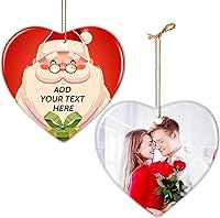 Vista 25 de Adornos con nombre de letra para árbol de Navidad, adornos de Navidad personalizados 2025, adornos de nombre inicial personalizados, decoraciones