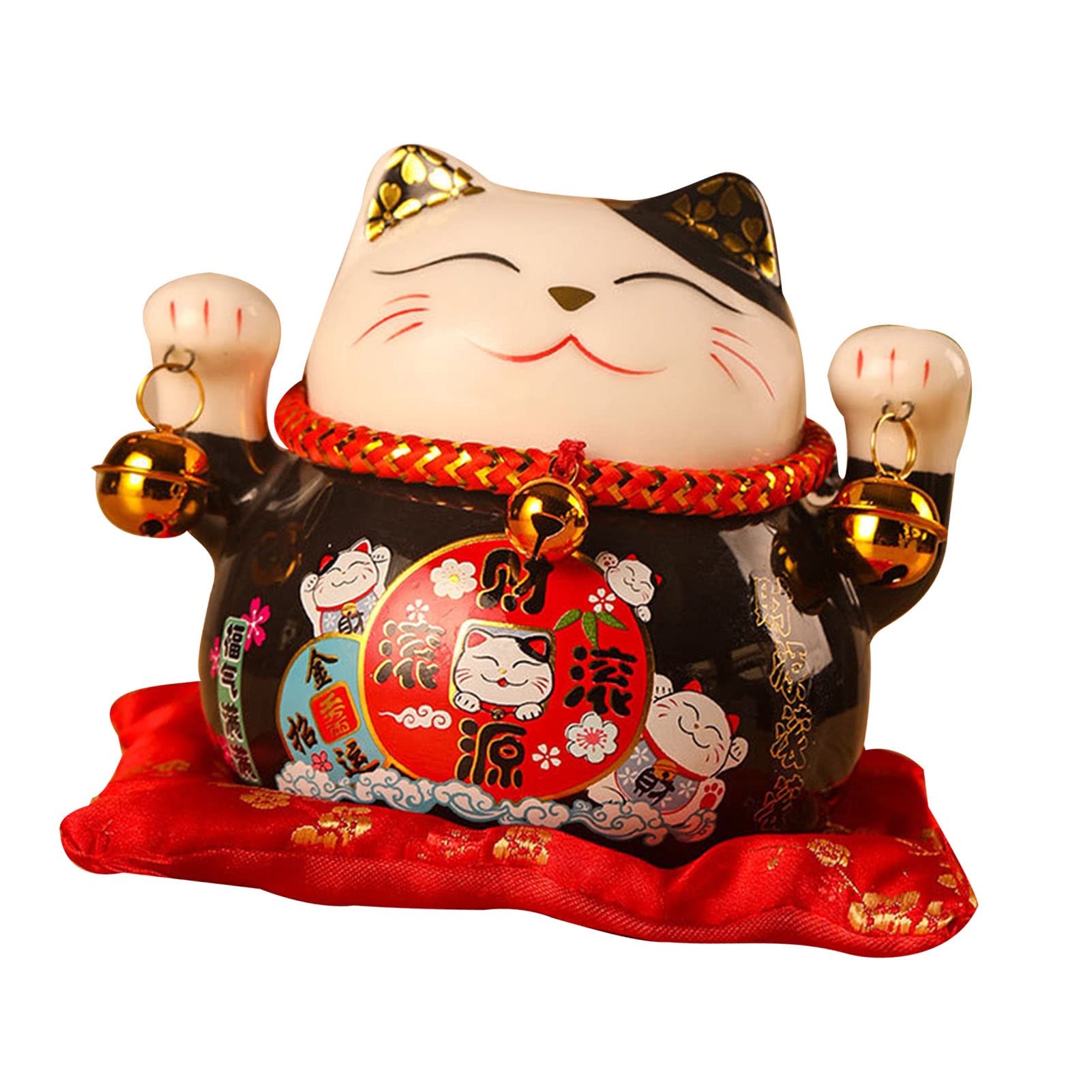 Amazon.com : Lucky Cat Piggy Bank – Maneki Neko Coin Bank, 4.5in