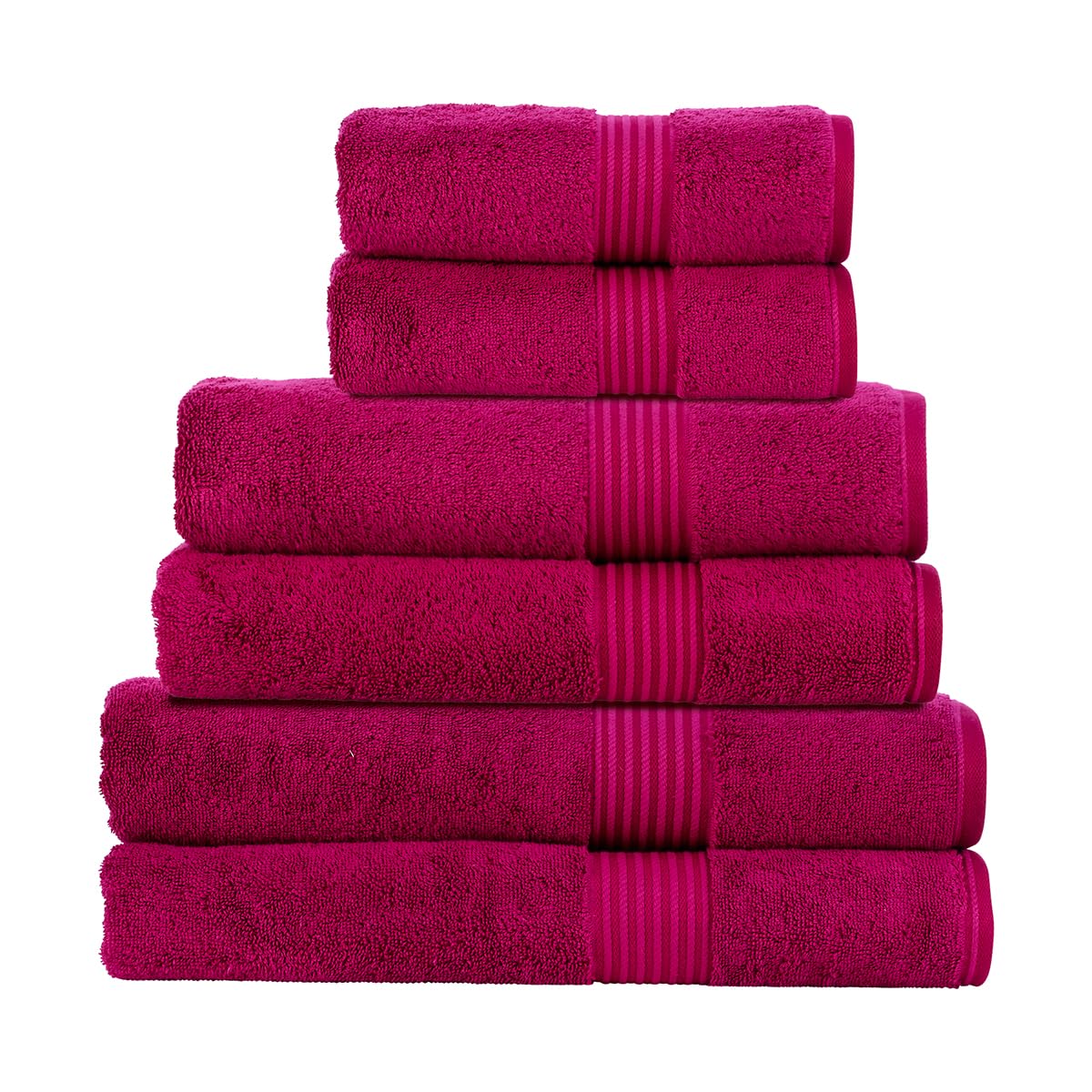 Christy Supreme Hygro 2 Hand Towels Set | Blush Pink | 100% Luxury Supima Cotton | Ultra Soft | Super Absorbent | 650GSM | Plush and Long Lasting — view 70