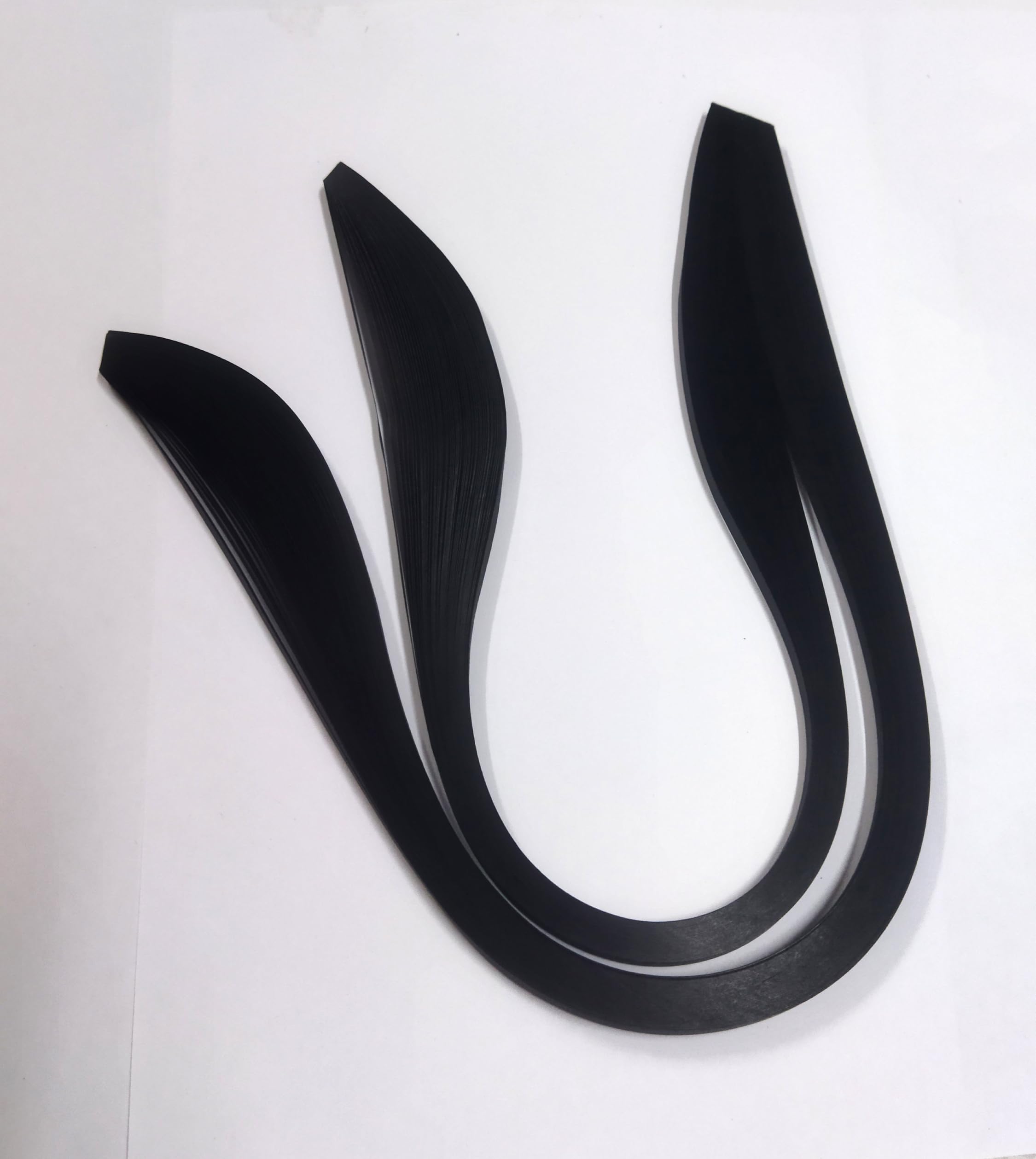Paper Quilling Strips 3mm - 100 Strips (Black Colour)-image-43
