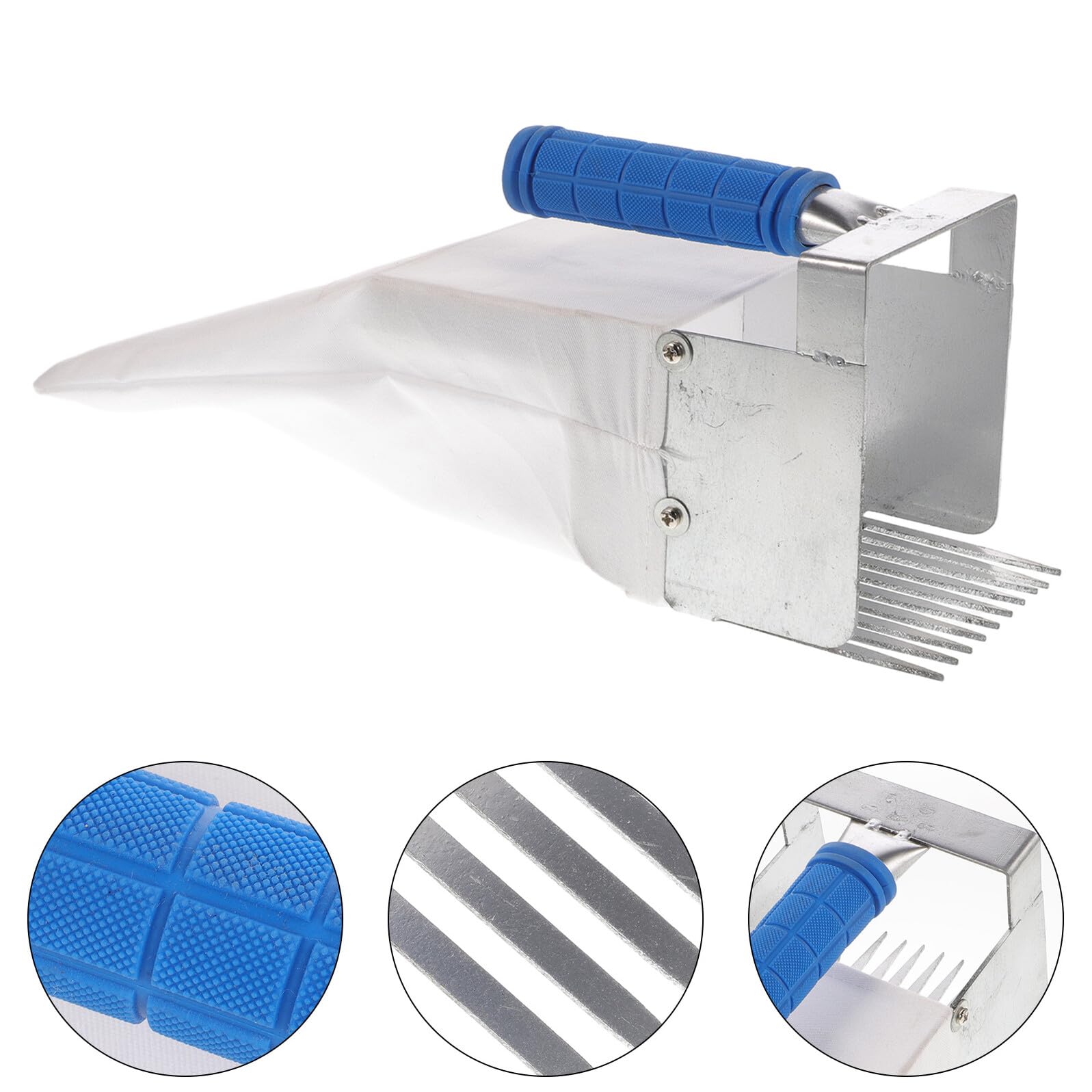Artibetter Recolector De Frutas con Mango Ergonómico Rastrillo para Jardín Herramienta para Recoger Frutas Pala para Cosecha De Arándanos Huerto