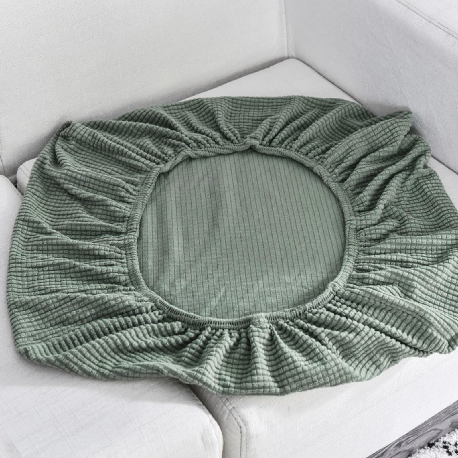 Sofa Cushion Covers Replacement,Stretch Sofa Seat Cover,1 2 3 4 Seater Highly Elastic Sofa Slipcovers for Living Room,L Shaped Corner Couch Seat Cover for Individual Cushion,GreenA-1seat(50-63cm)