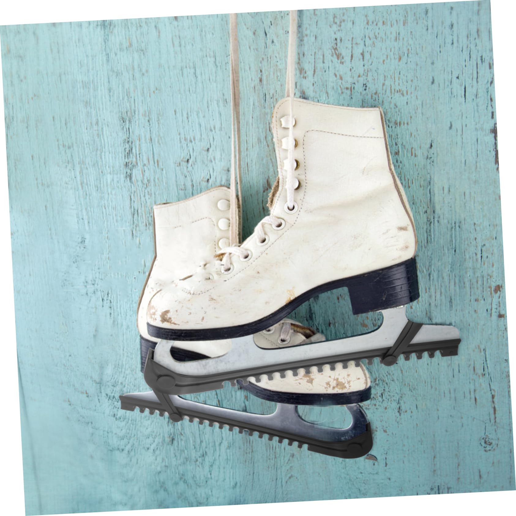 OHPHCALL 2Pairs Ice Skates Blades Covers Protective Guards for Figure and Hockey Skating Lightweight Ice Skating Shoe Protectors and Easy to Use and Store
