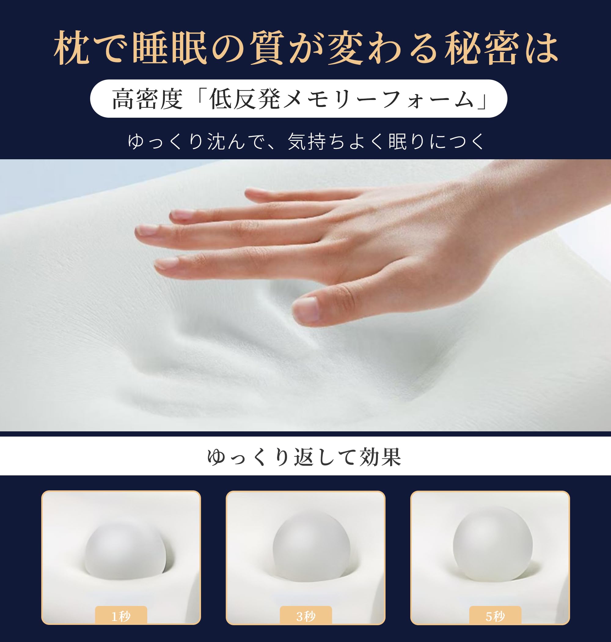 Amazon｜AULIFLOWER 枕 首が痛くならない 低反発 まくら 低め高め選択