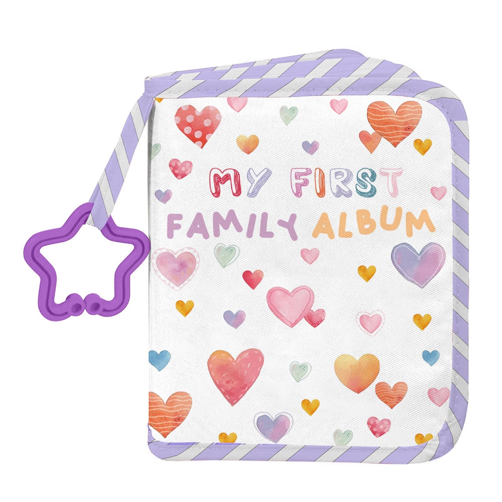 Photo Cloth Book Baby ' s My Firsts Family Album My Firsts Books of Photos Baby Memory Albums Holds 4×6 Pictures Photo Cloth Books for Newborns Toddler