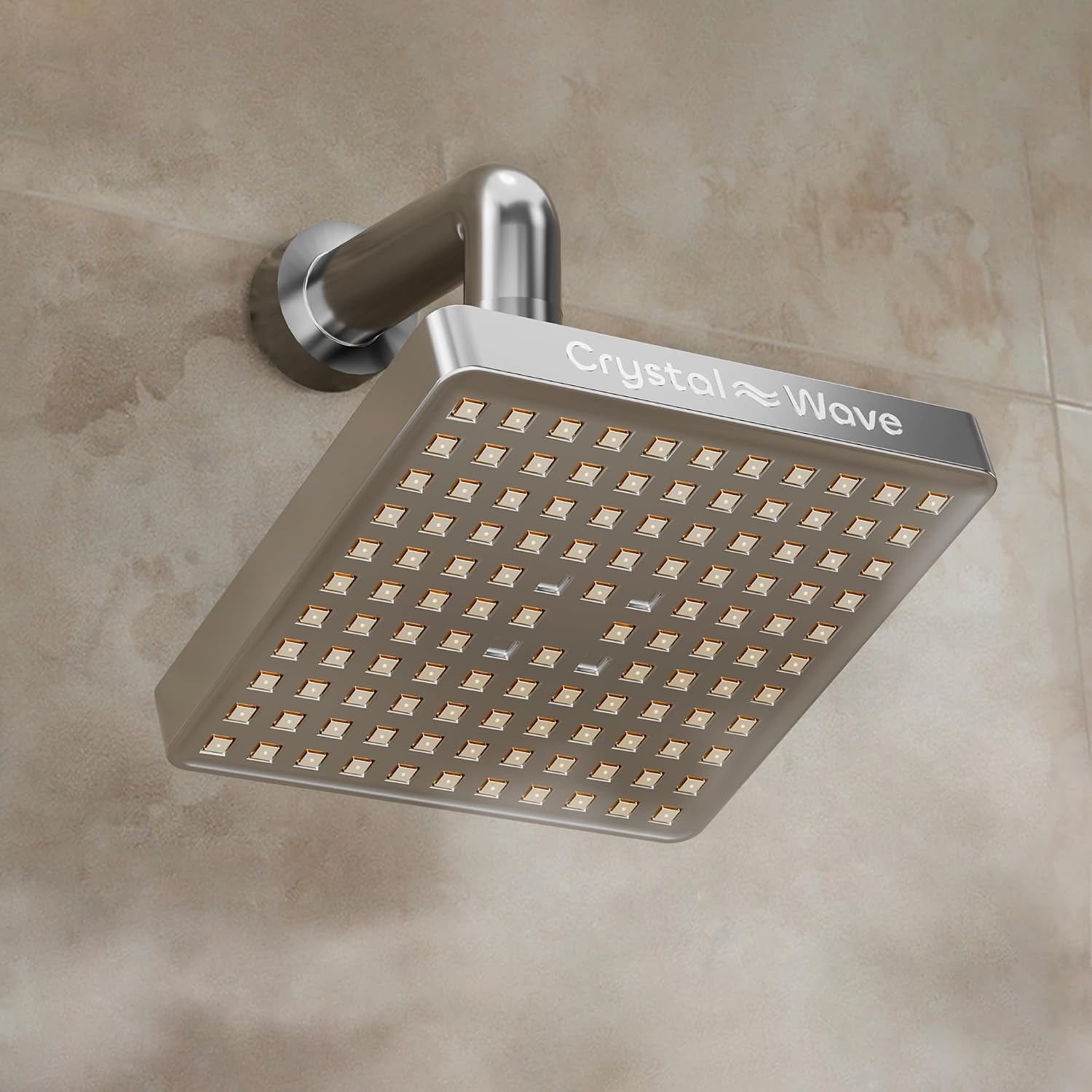 High Pressure Shower Head with 20-Stage Filtration – KDF-55, Redox Media, Vitamin C, Calcium Sulfite, Zeolite & Ceramic Balls – Removes Chlorine & Heavy Metals, Rainfall & Handheld Combo (Silver)