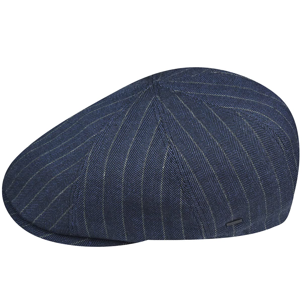 Bailey 1922 Leinencap Flatcap Schirmmütze – XL (60-61 cm) dunkelblau