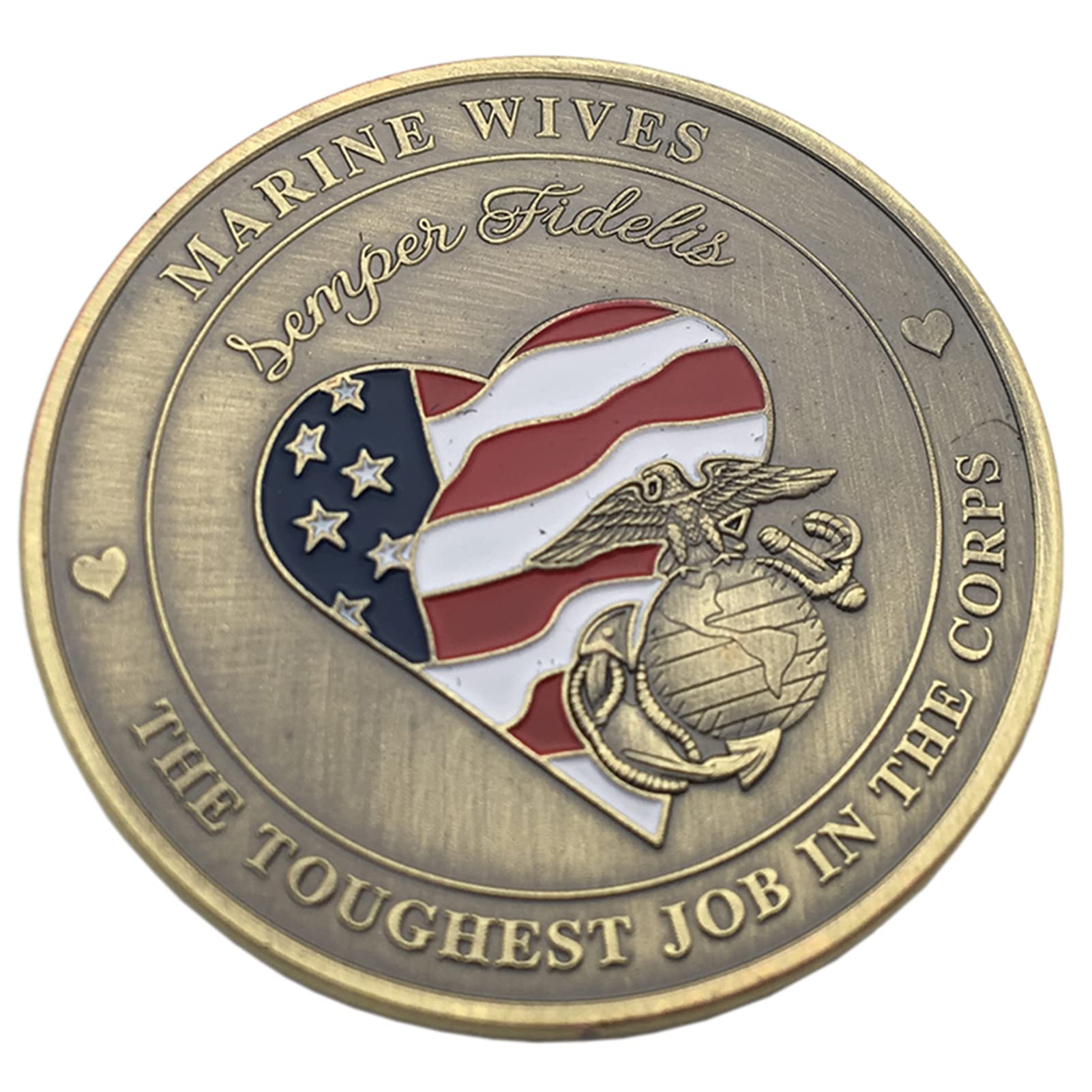 SDBRKYHCollection Commemorative Coin, Embossed Coin Decoration US Navy Flag Decoration Antique Gold Coin Collection Set 5PCS