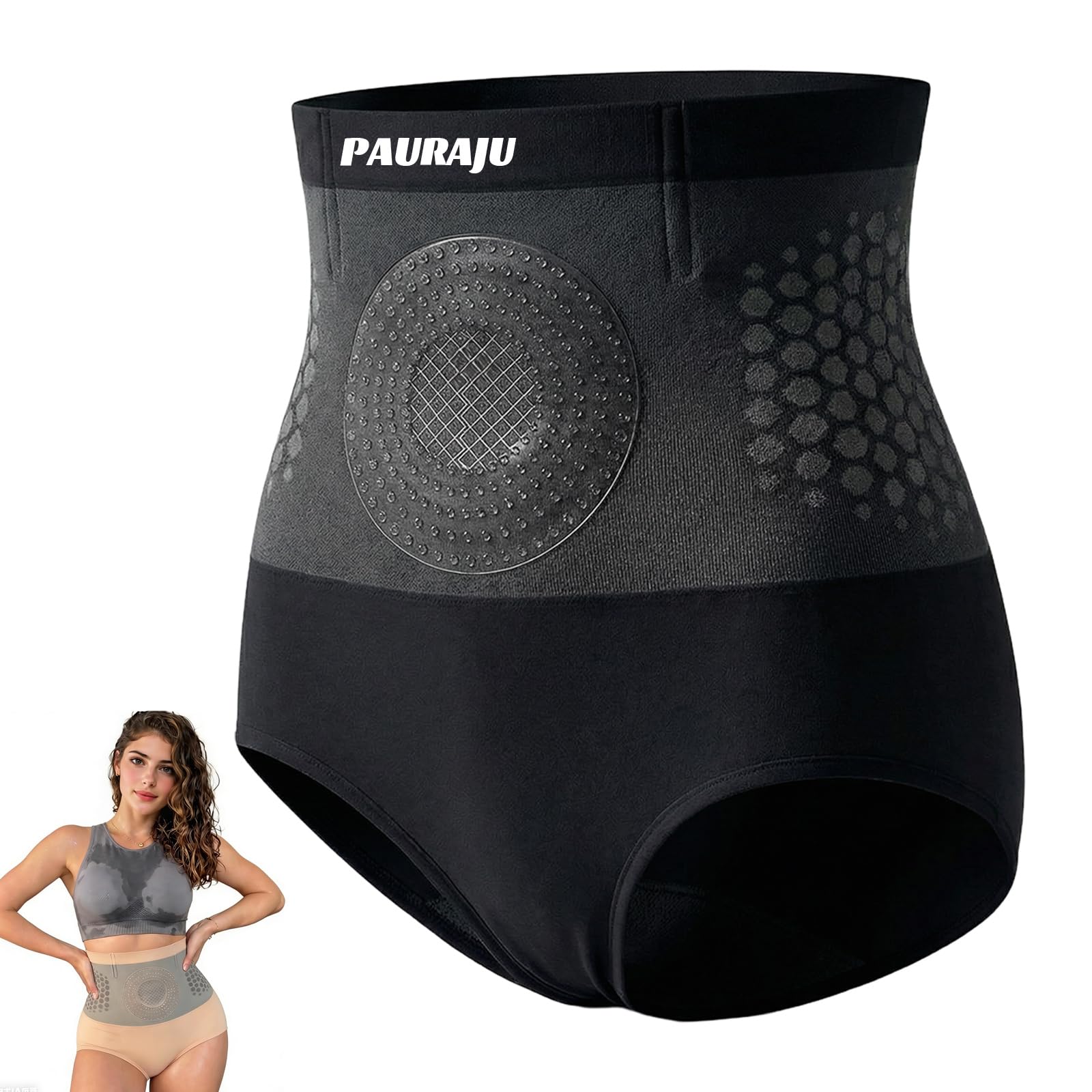 PAURAJU 4-in-1 Fat Burning Shorts, PAURAJU Thermogenic Sculpting Shorts, Firming and Shaping