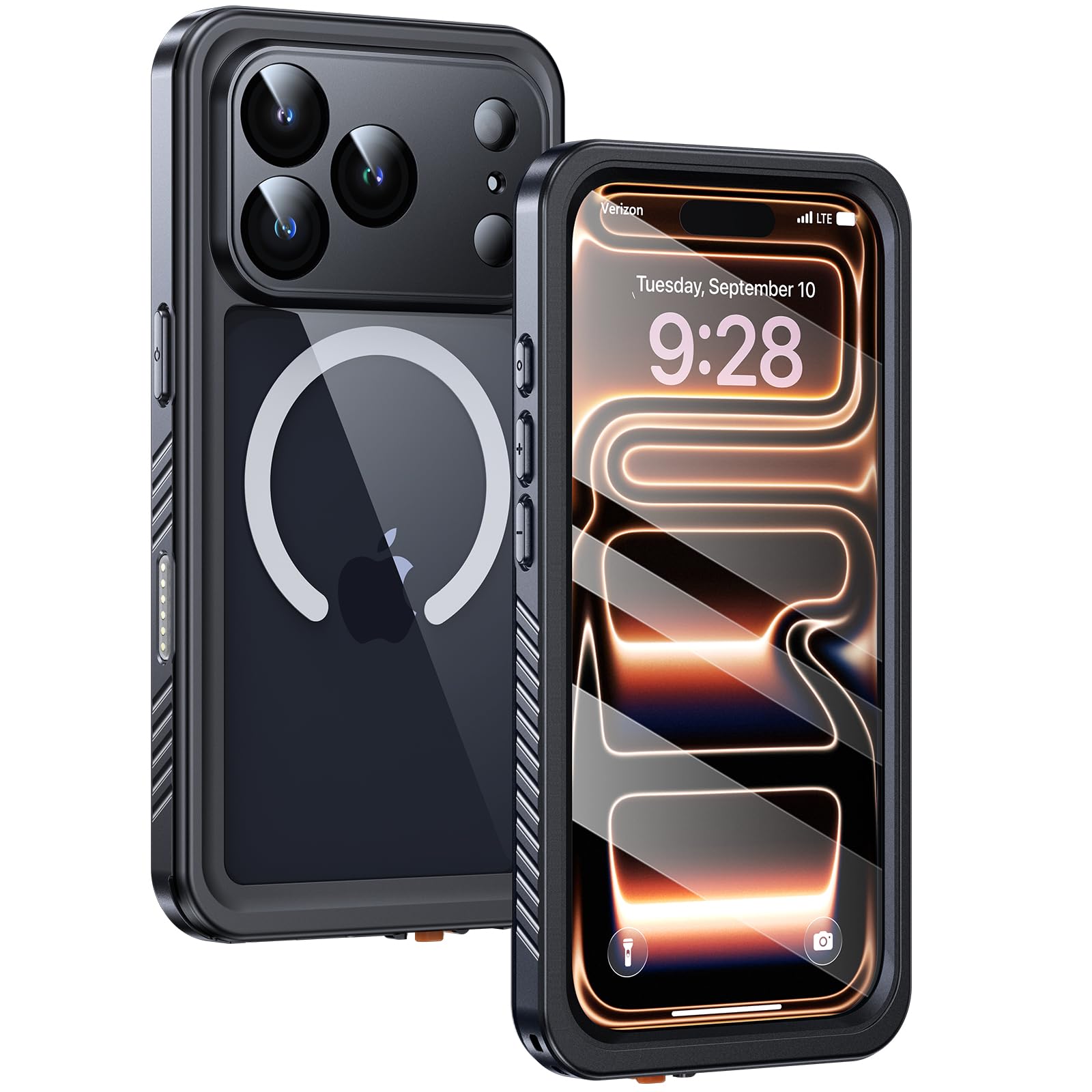 Amazon.co.jp: Lanhiem iPhone 17 Pro Max 用 ケース 防水ケース IP68