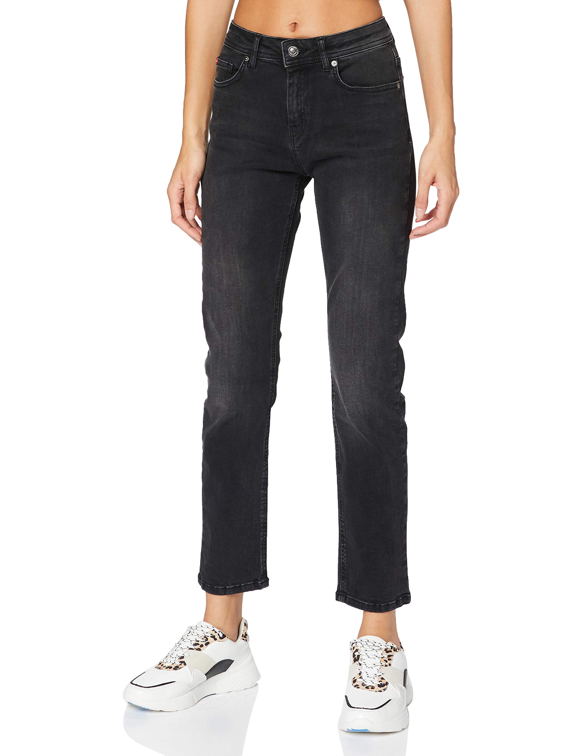 Lee Cooper Women's Fran Slim Fit Jeans, Dunkelgrau, Standard