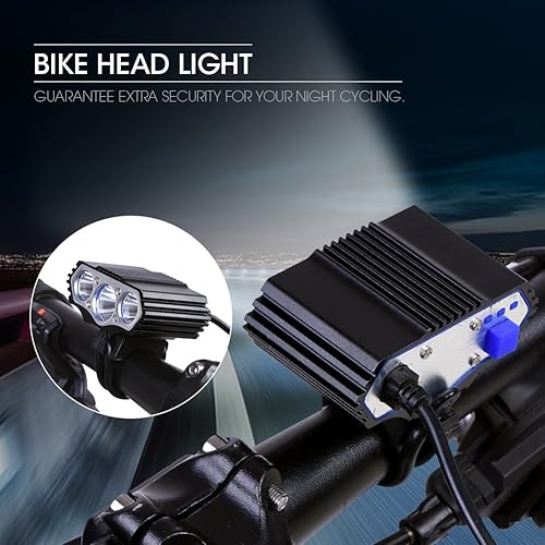 Miniatura 2 de Dioche Faro LED, lámpara frontal súper brillante 3600LM para ciclismo al aire libre de la noche
