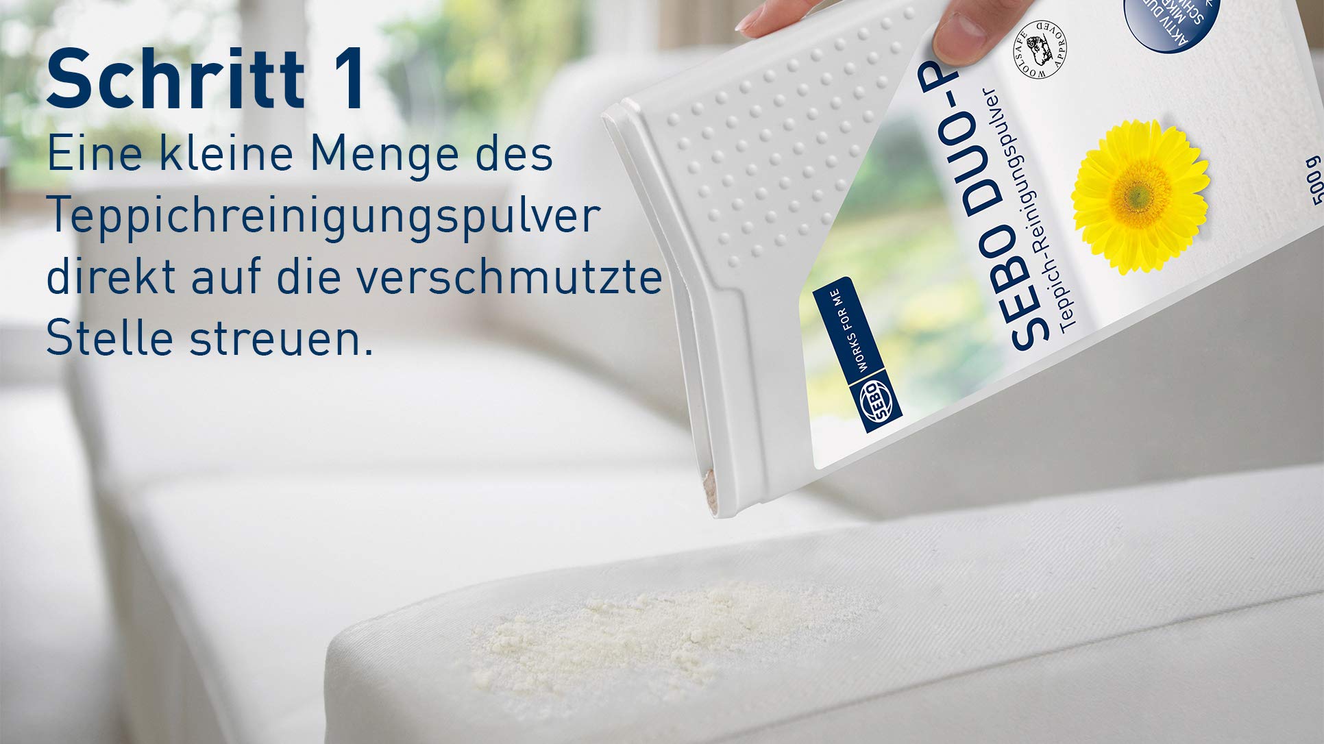 SEBO 0472SE Teppichreiniger, PU Schaum, Mehrfarbig