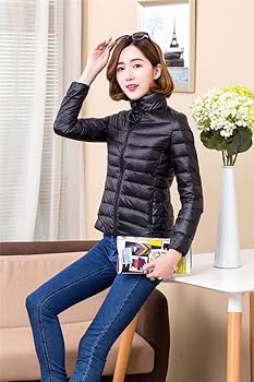 ★送料・関税込★PRO-SPECS★Unique Line Short Down Jacket★ Amazon.com: Shanghai Story Women's Packable Ultra Light