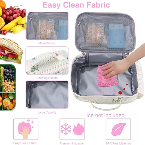 Miniatura 219 de RHCPFOVR Kids Lunch Bag - Insulated Lunch Box for Boys Girls,Washable Lunch Bag and Reusable Toddler Leak-proof Lunchbox for School and Daycare