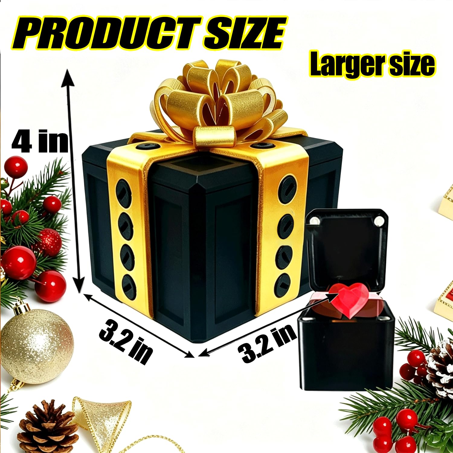 The Annoying Present with Middle Finger, Annoying Gift Box, Gotcha Box, 3D Printed Boxes Inside Boxes, Middle Finger in a Box, Really Funny Prank Novelty Surprise Box for Gifts