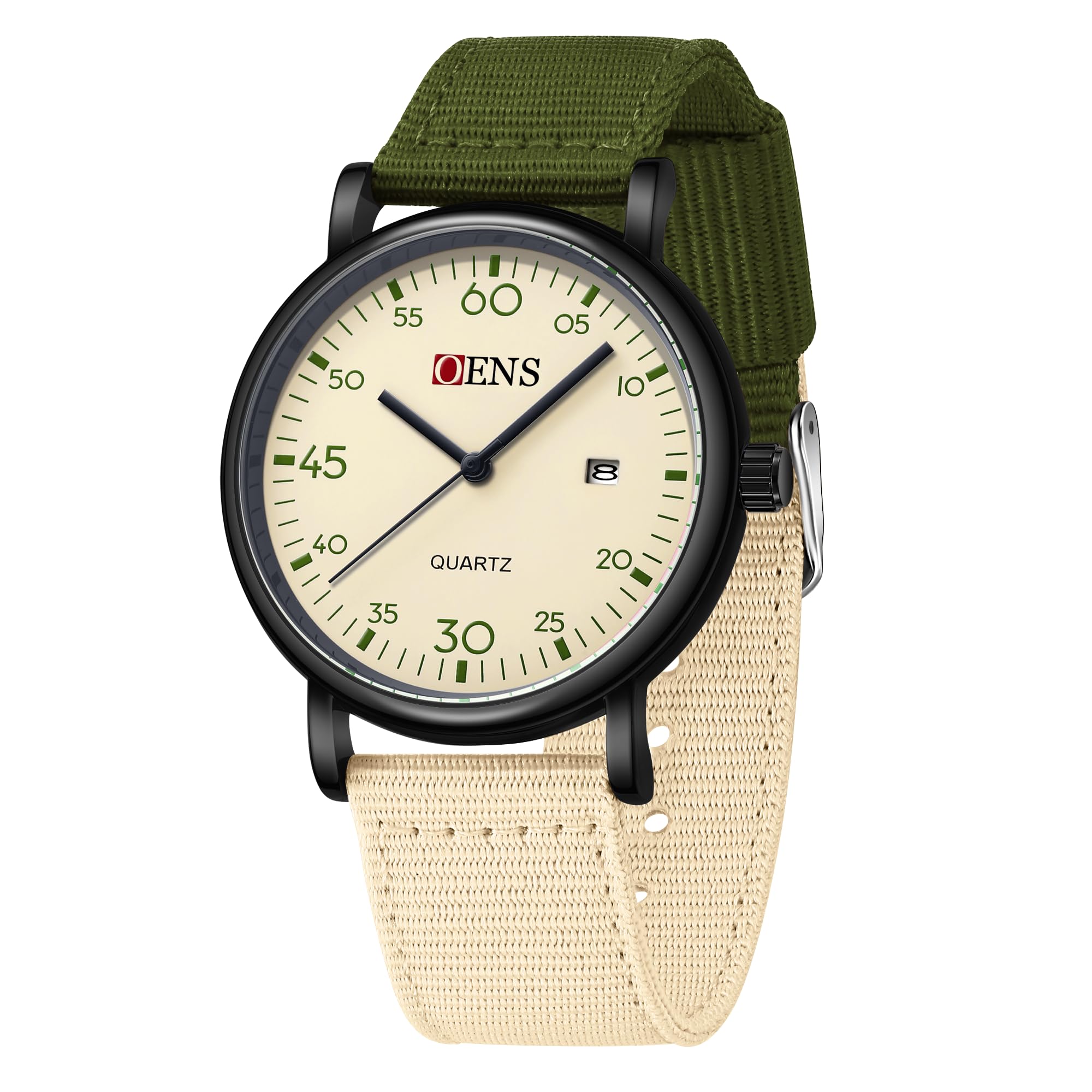 findtime Orologio da polso militare da uomo, orologio da uomo Field Watch Tactical Watches for Men Orologio da polso da uomo
