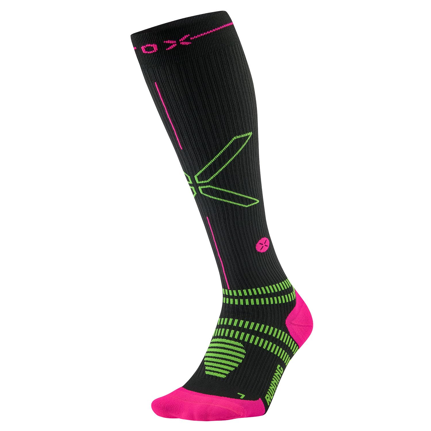 STOX Energy Socks Laufsocken Damen, Running Compression Socks Women, Kompressionsstrümpfe, Sportsocken, Stützstrümpfe, Kompressionssocken Sport