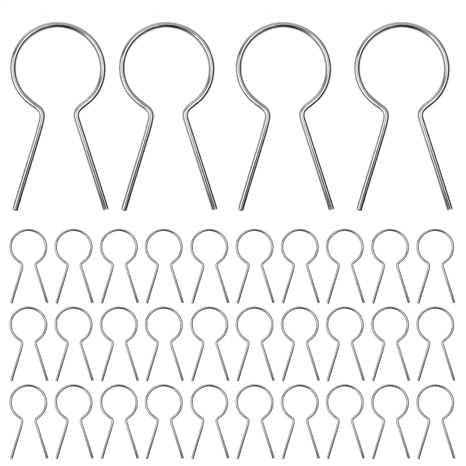 Clips pour clôture métallique pour sécuriser facilement le jardin et le parc