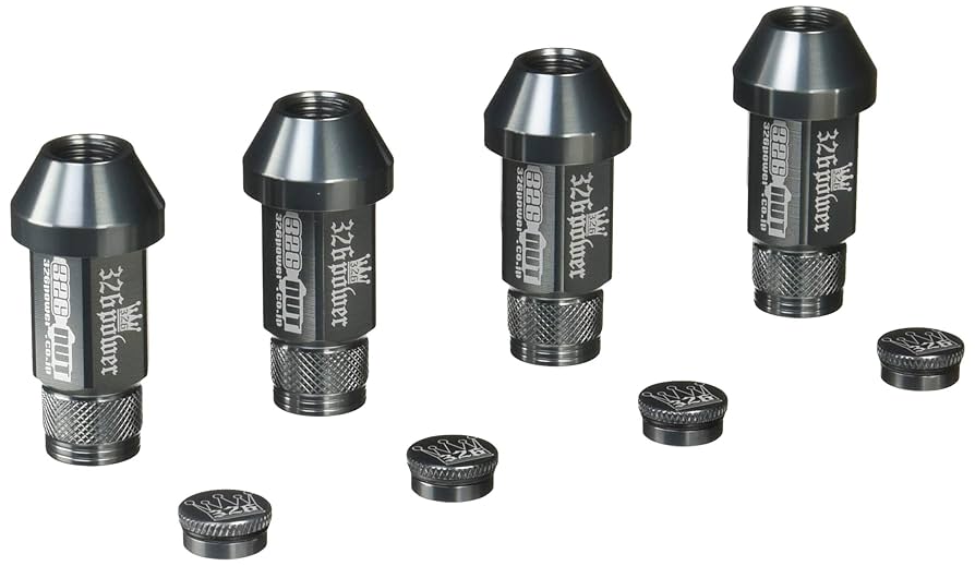 326POWER アルミホイールナットM12✖️1.25 Amazon | 326 POWER (ミツルパワー) 【ロゴ有り】326ナット S