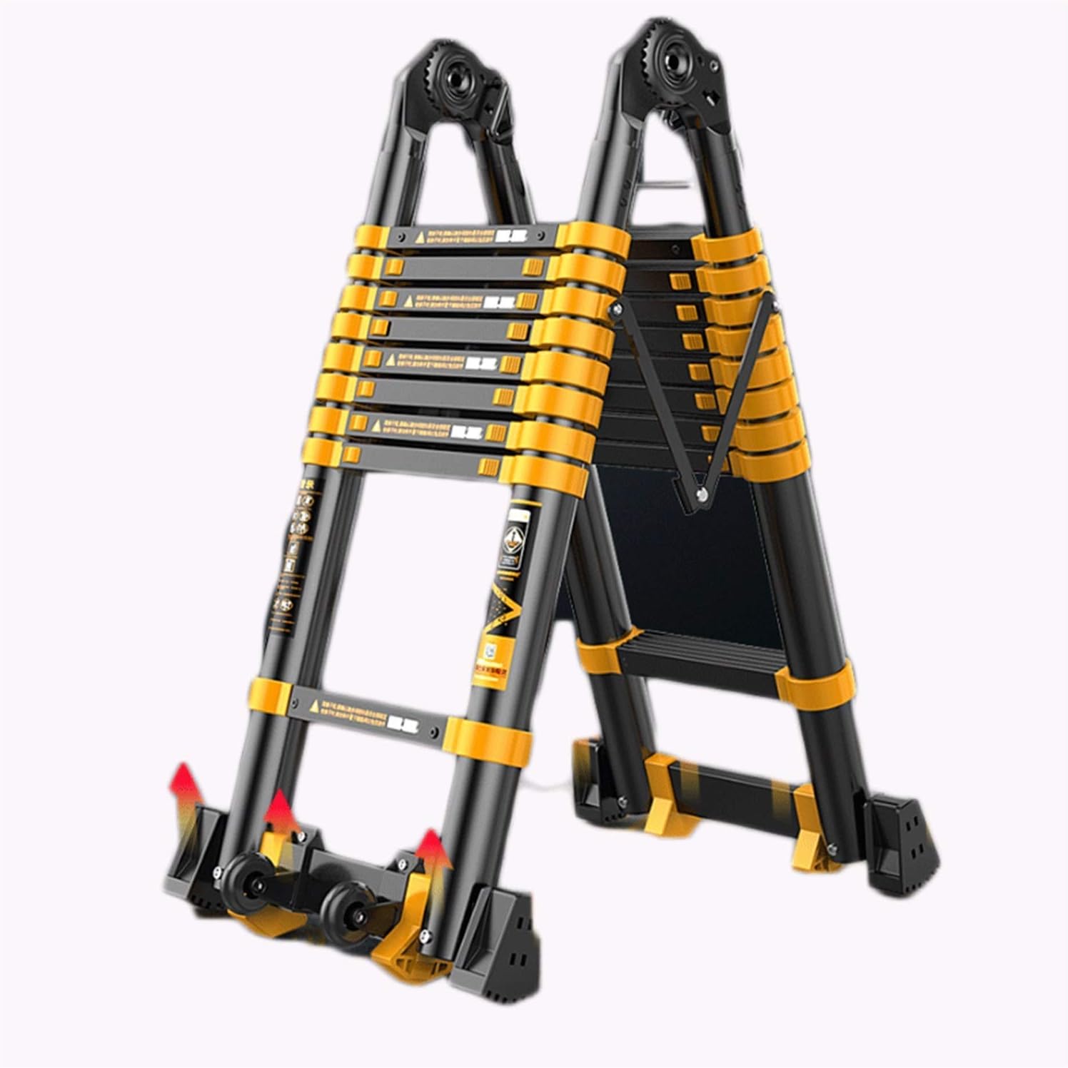 Telescopic Ladder Telescoping Ladders 27 FT Aluminum