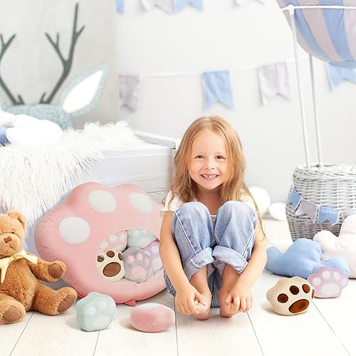 Vista 12 de Lewtemi Linda almohada de plátano Kawaii de peluche extraíble, peluches emocionales de apoyo de gato, dinosaurio, juguetes de peluche, regalo