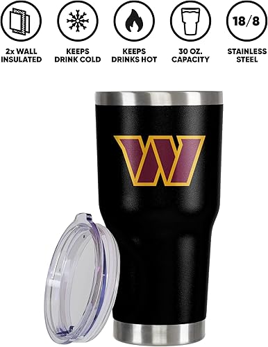 Vista 91 de FOCO NFL Team Logo 30oz Insulated Stainless Steel Travel Mug Tumbler