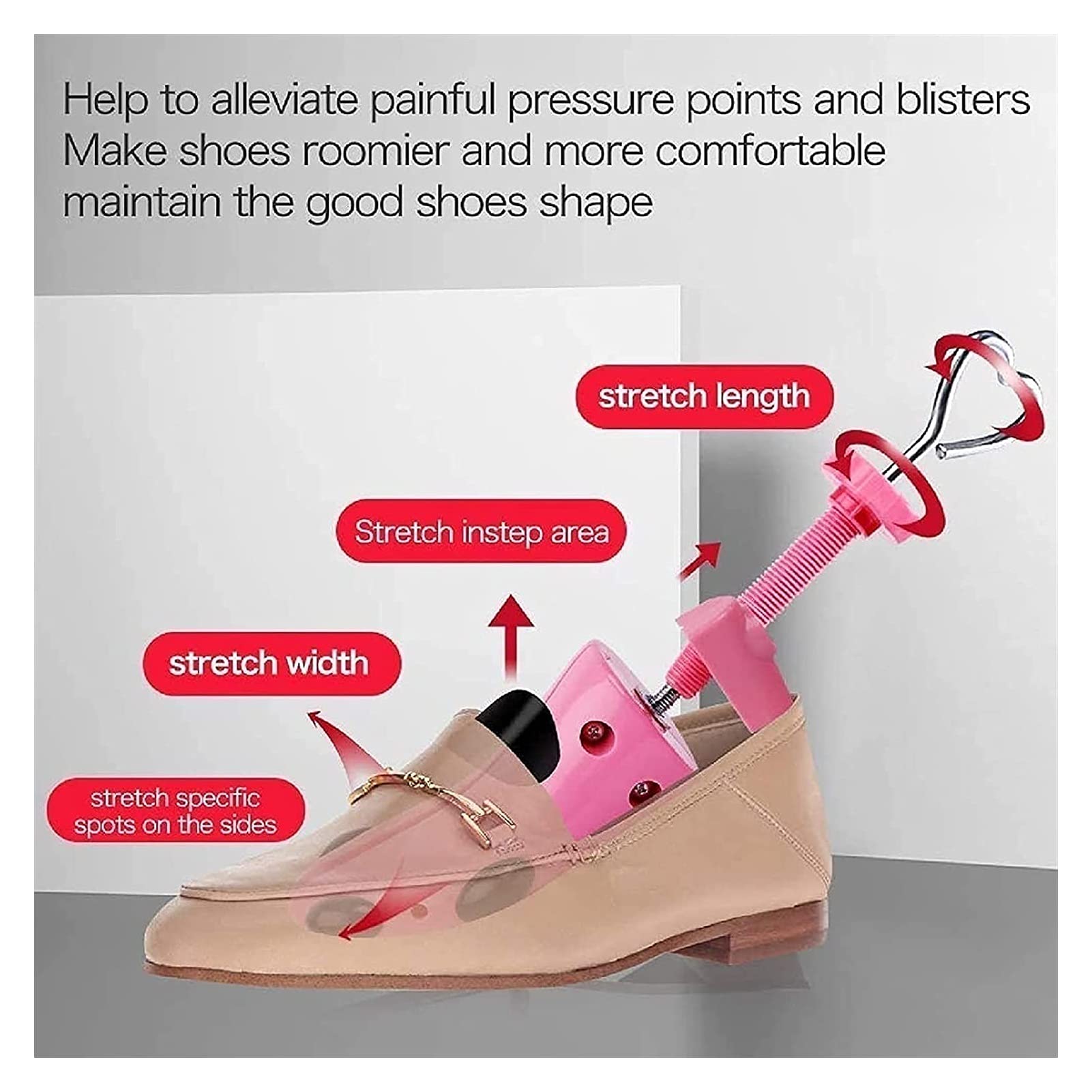 Lectorias 1 Paio Allarga Scarpe, Tendiscarpe In Plastica Unisex