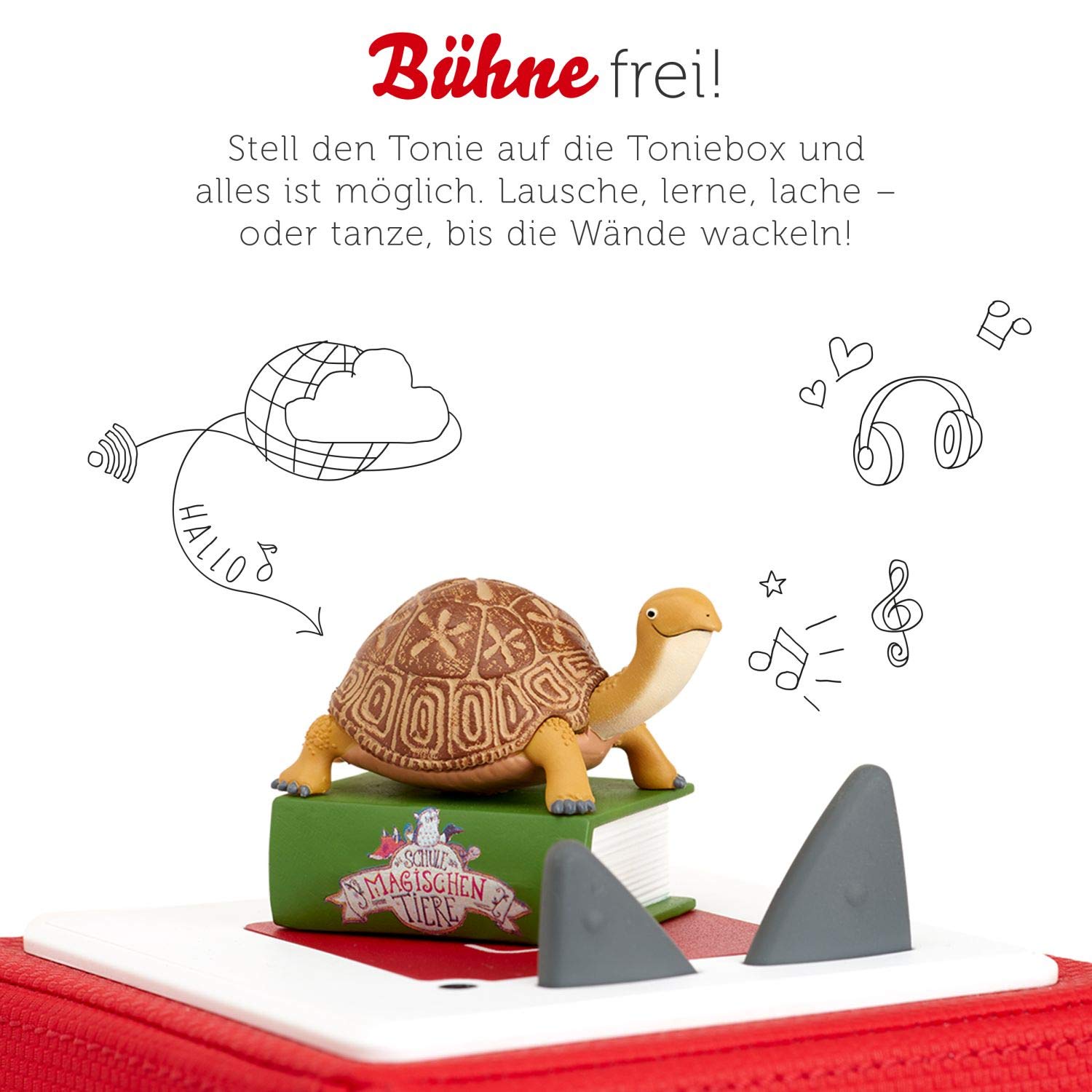 tonies 01-0100 Figurki słuchowe do Toniebox - Szkoła magicznych zwierząt - Szkoła magicznego - ok. 82 min - od 7 lat - Niemiecki