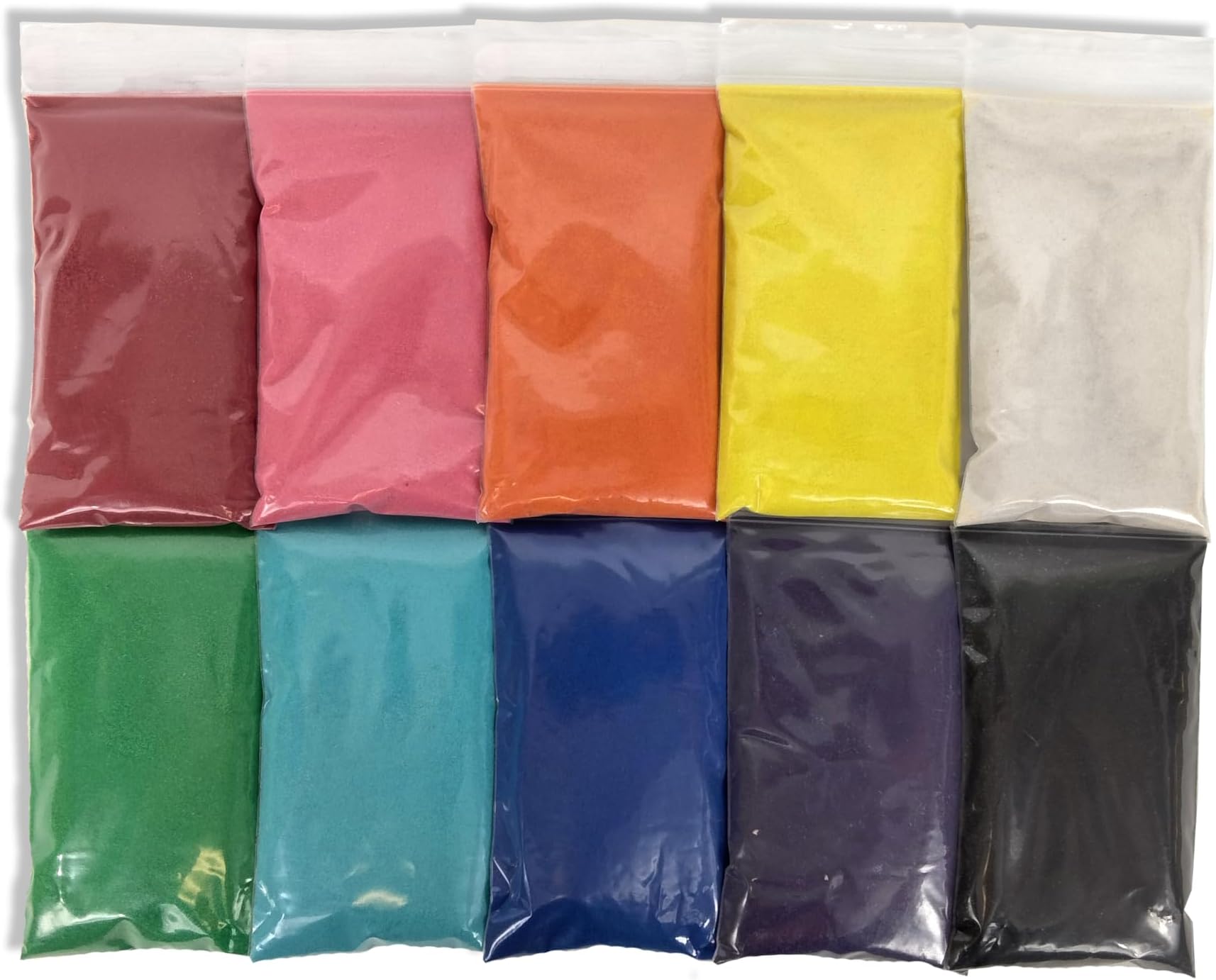 Crafty Sand for Kids - 10 Colors: 3 lbs of Vibrant Craft Sand & Play Sand
