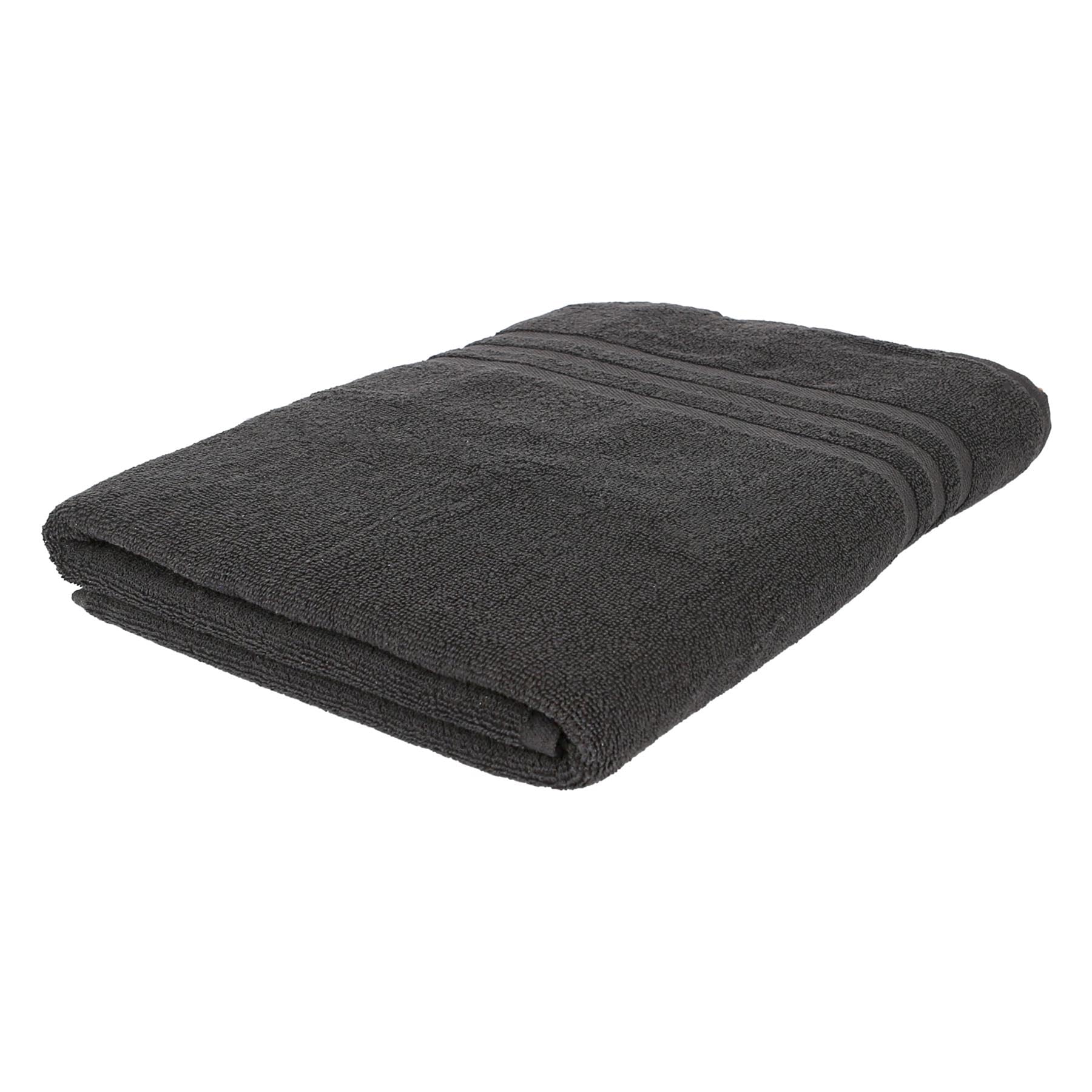 Nicola Spring Cotton Bath Sheet - Charcoal - 160cm x 90cm - Pack of 1 - Adults Extra Large Big Thick Fluffy Luxury Quick Dry Bathroom Soft Hotel Quality Beach Towel