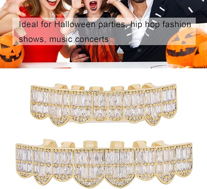 Braces, juego de dientes Hip Hop para fiesta y festival miniatura 2