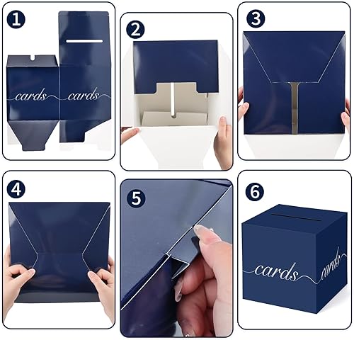 Miniatura 345 de Hxezoc Caja de tarjetas de San Valentín, buzón de cartón para el día de San Valentín para el aula de los niños, día de San Valentín, baby showers