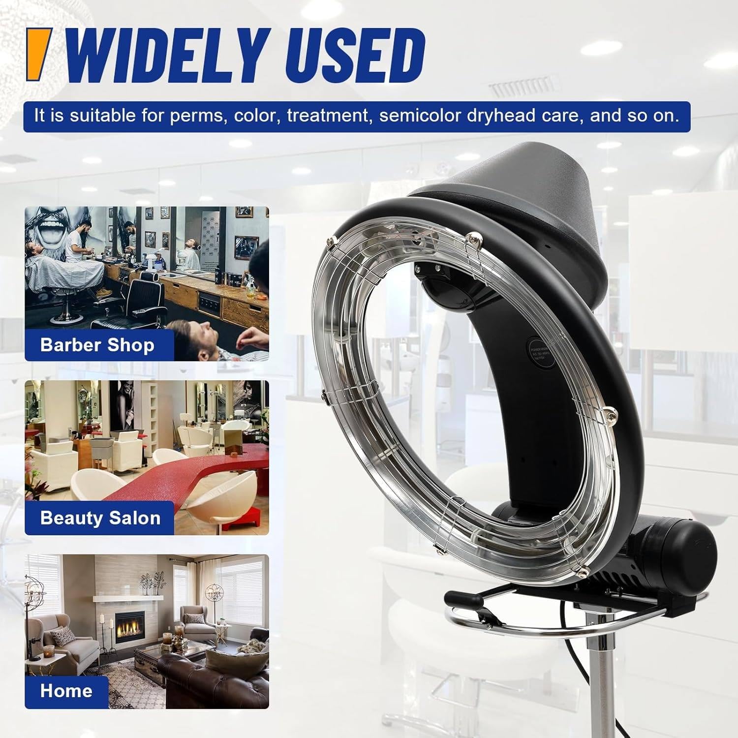 Amazon.com: 1200w Wall Mounted Hair Dryer 360 Degree Rotating Head
