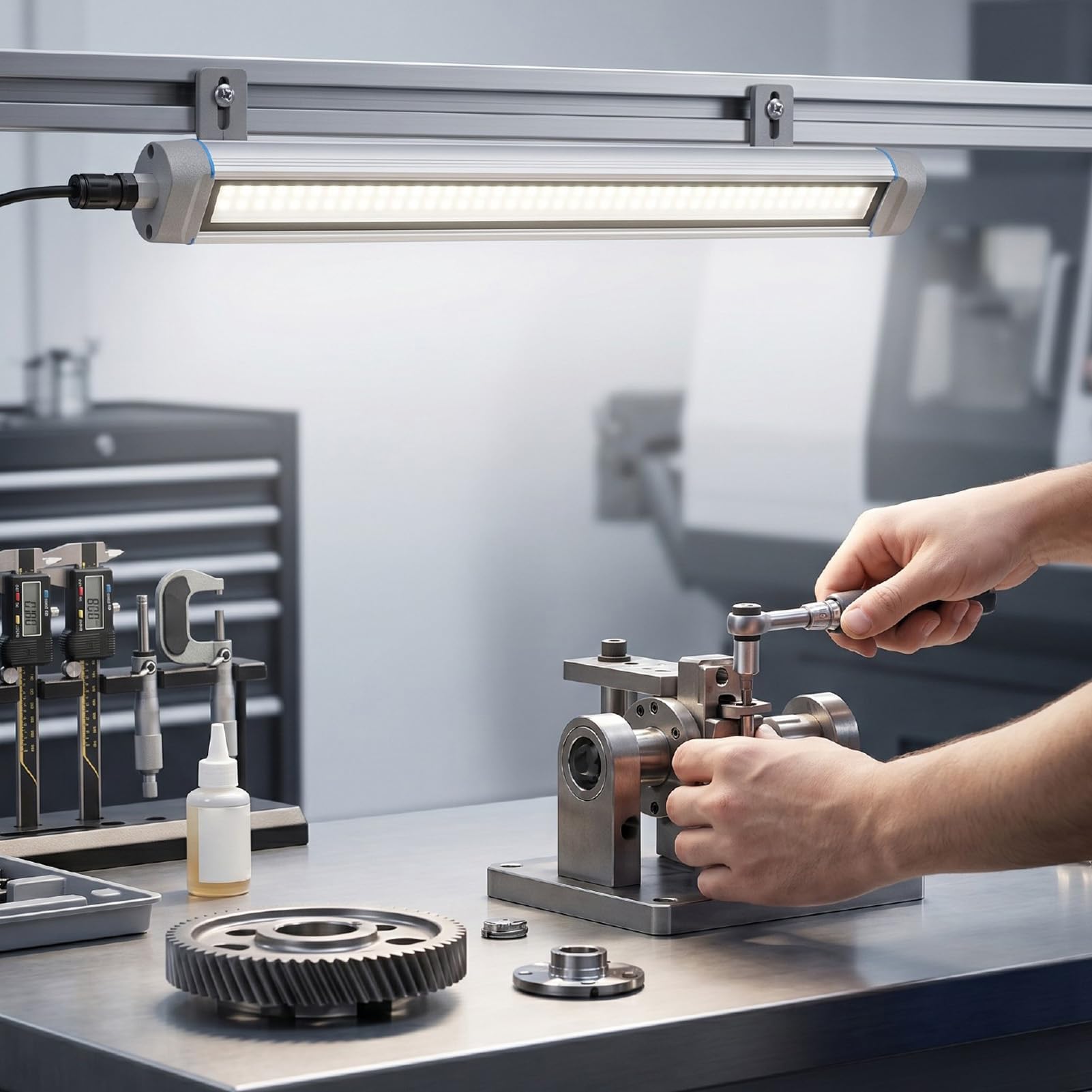 Cocoarm LED Fräsmaschinenleuchte Aluminiumlegierung CNC Maschinenlicht